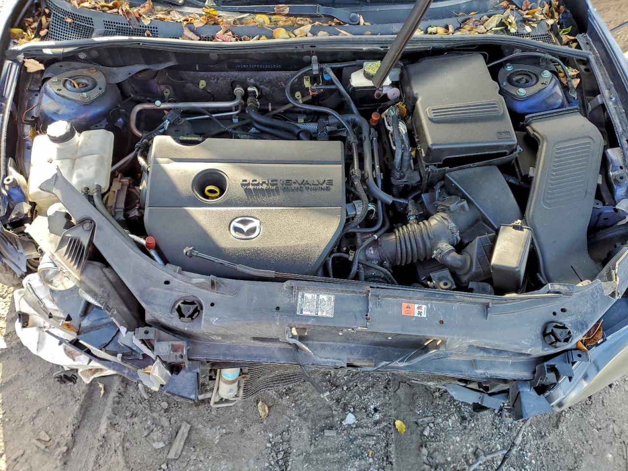 2009 Mazda 3 I Blue vin: JM1BK32F691231546