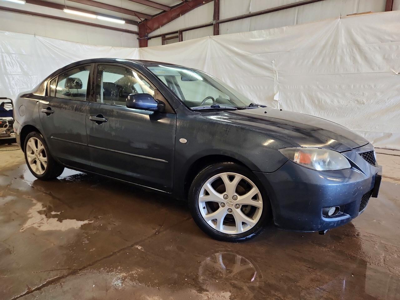 2008 Mazda 3 Blue vin: JM1BK32F781114413