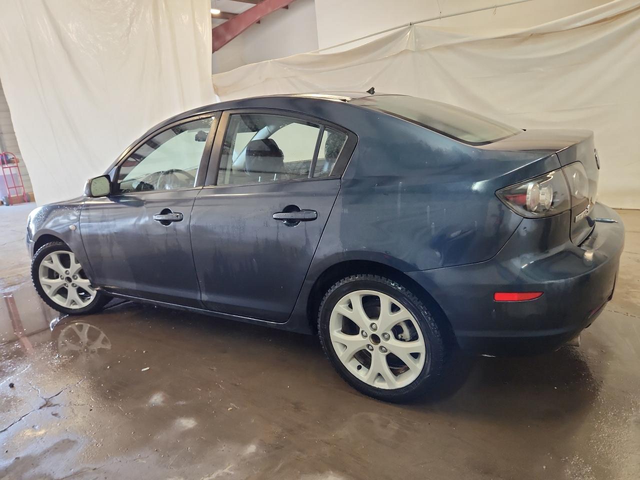2008 Mazda 3 Blue vin: JM1BK32F781114413 Damage: Left Rear Door, Dent(S) W/No Paint Dmg, 1/2 To 1 Inch