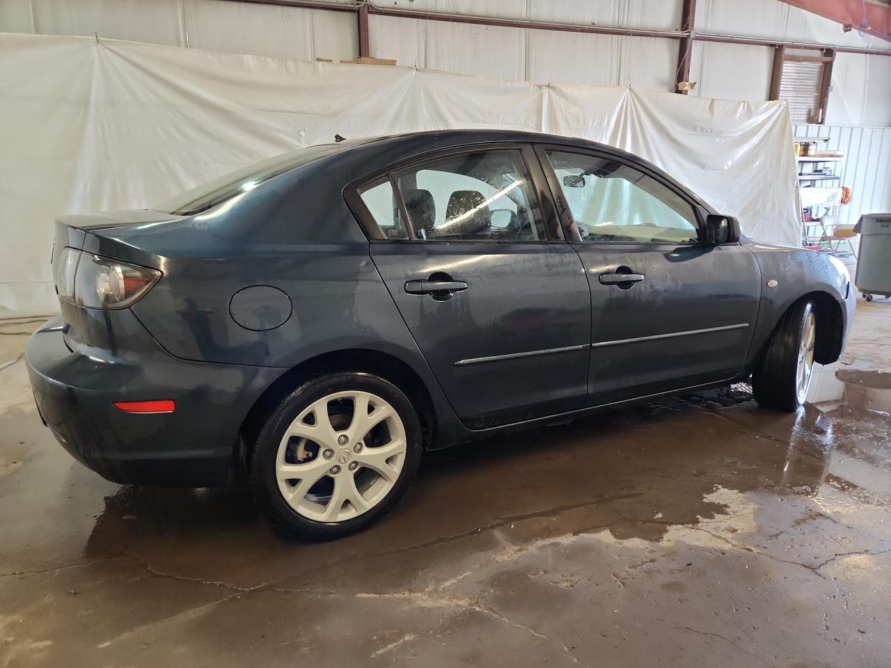 2008 Mazda 3 Blue vin: JM1BK32F781114413 Damage: Right Qtr Panel, Dent(S) W/ Paint Dmg, 1 To 2 Inches