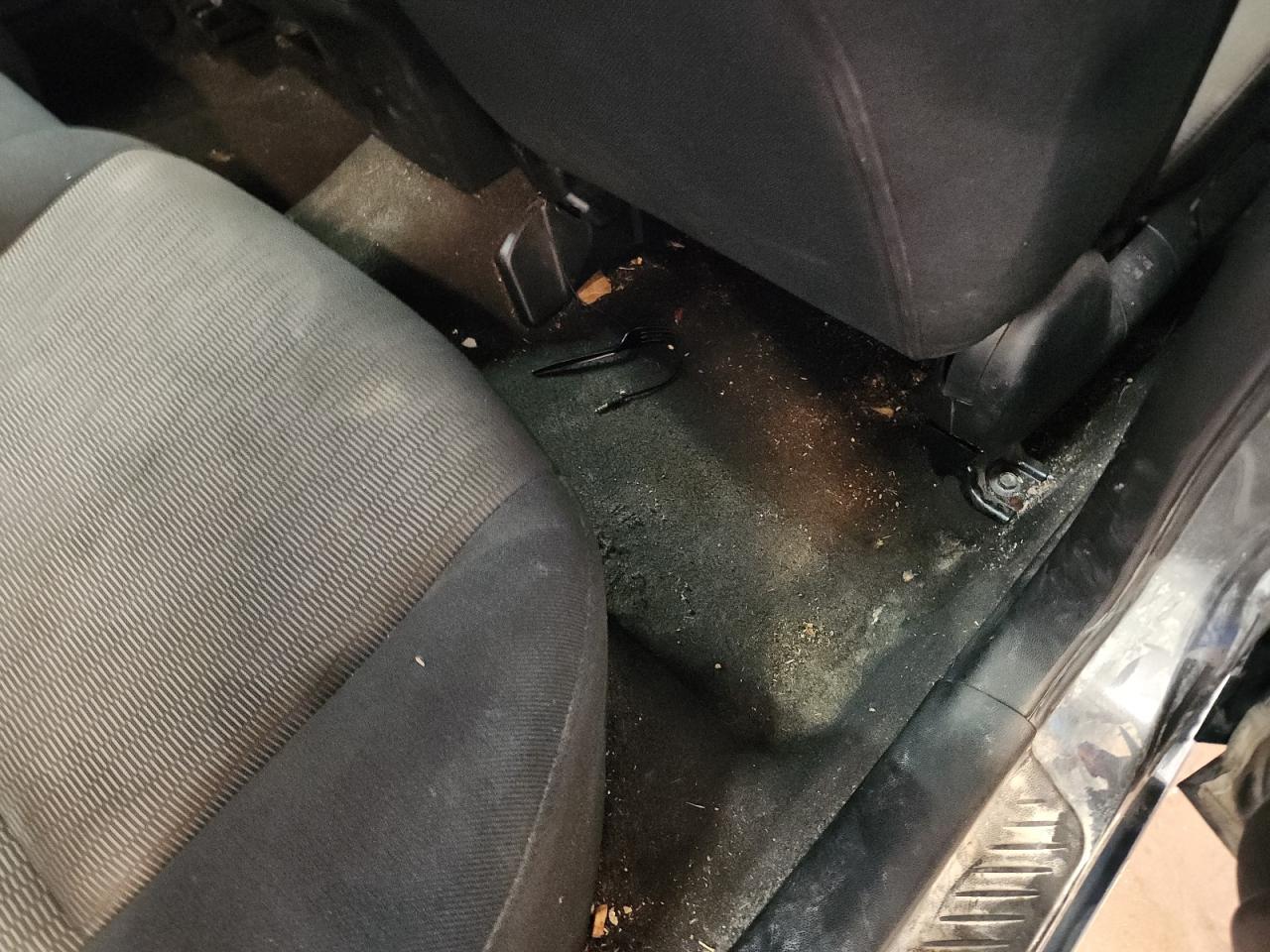 2008 Mazda 3 Blue vin: JM1BK32F781114413 Damage: Right Front Carpet, Stained, Permanent
