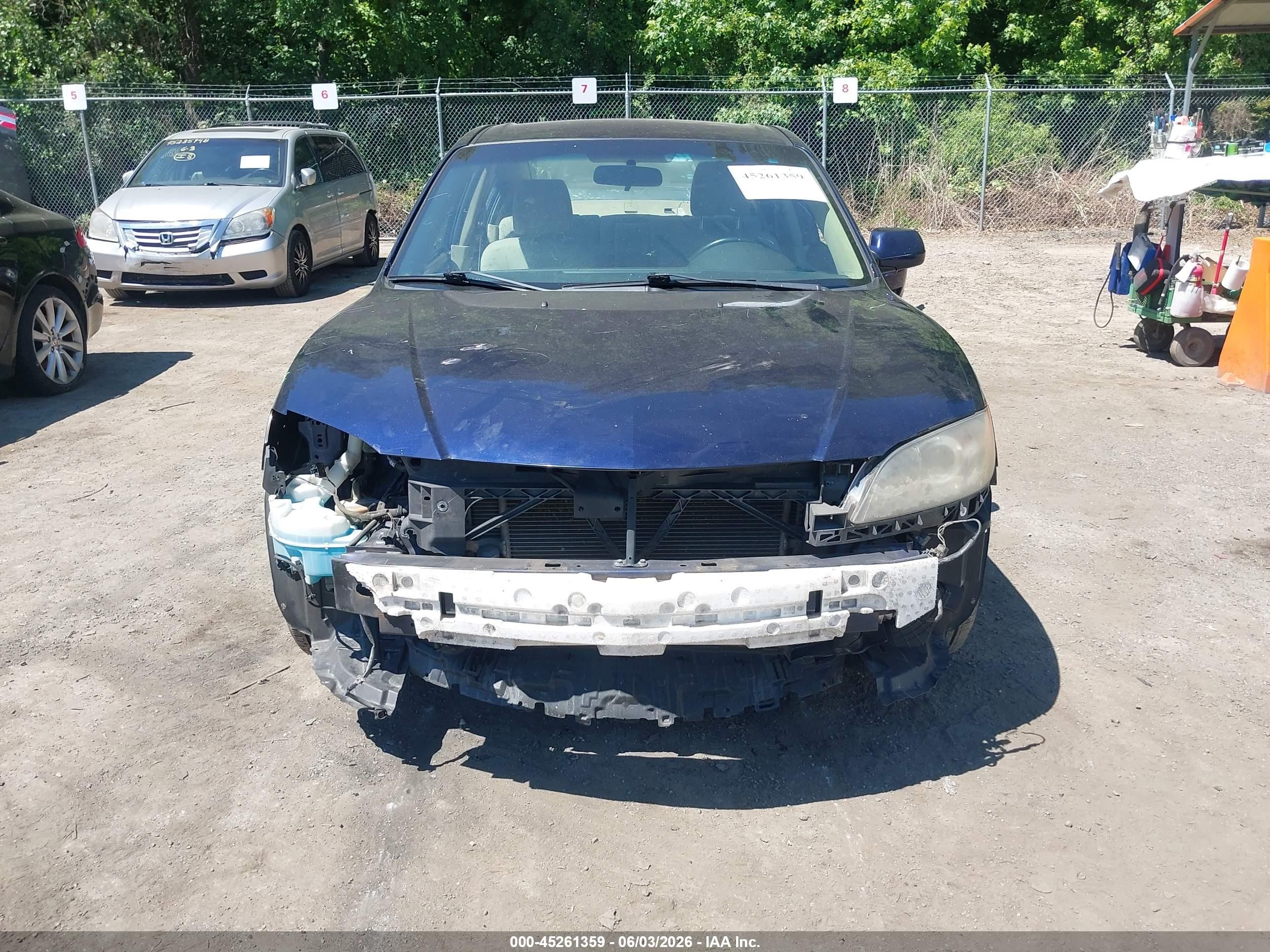 2009 Mazda Mazda3 I Blue vin: JM1BK32F791189663