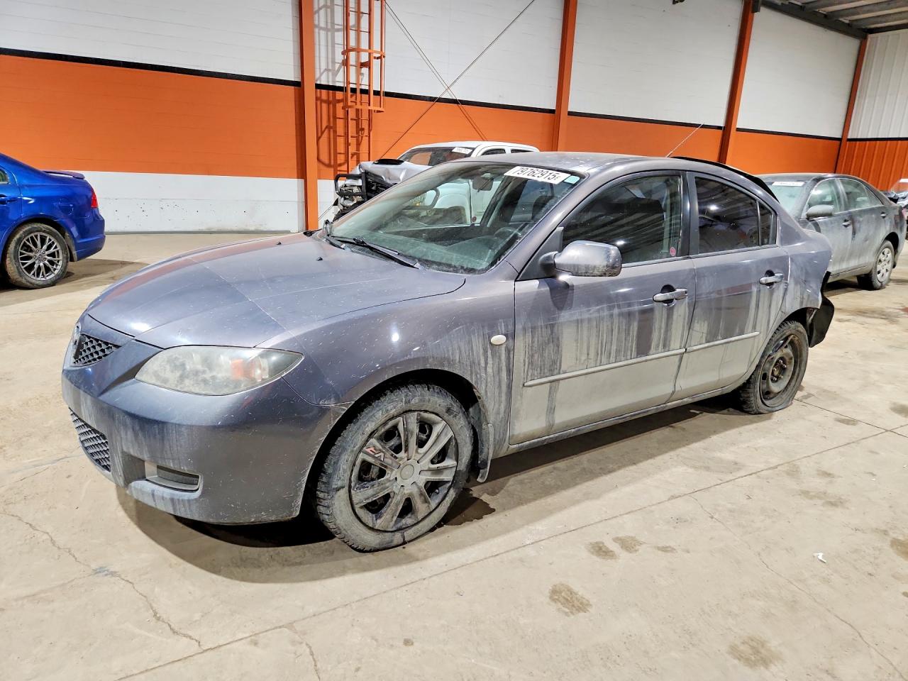2009 Mazda 3 I Gray vin: JM1BK32F791198606
