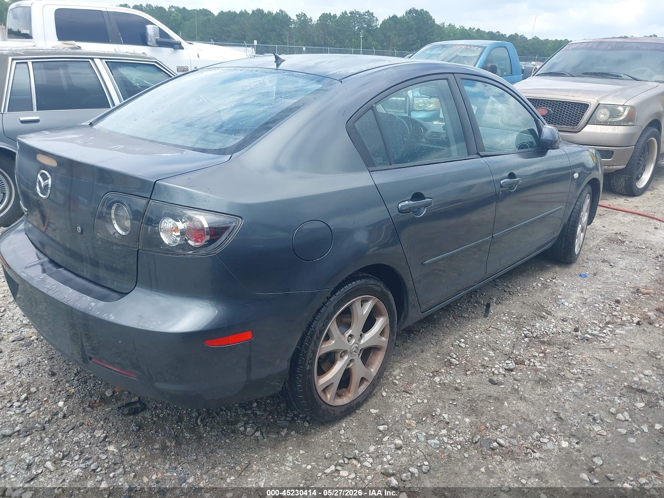 2009 Mazda Mazda3 I Gray vin: JM1BK32F791206915
