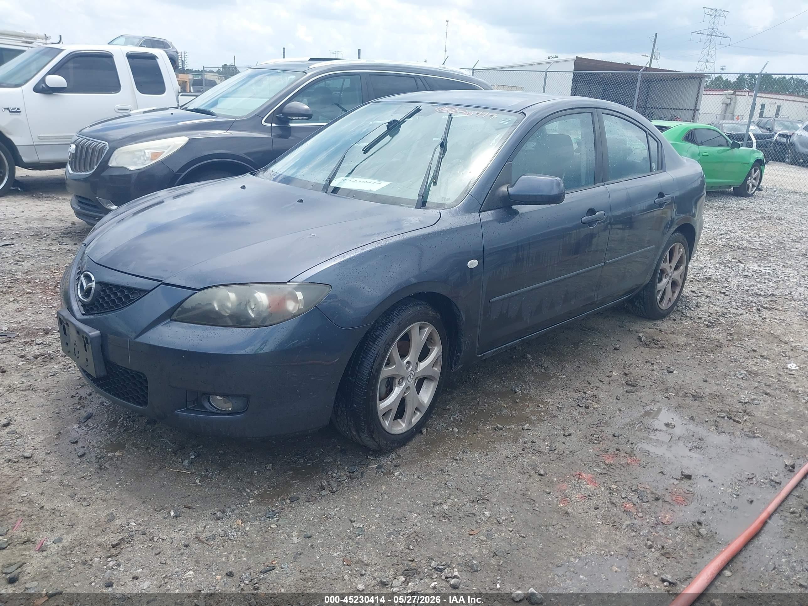 2009 Mazda Mazda3 I Gray vin: JM1BK32F791206915