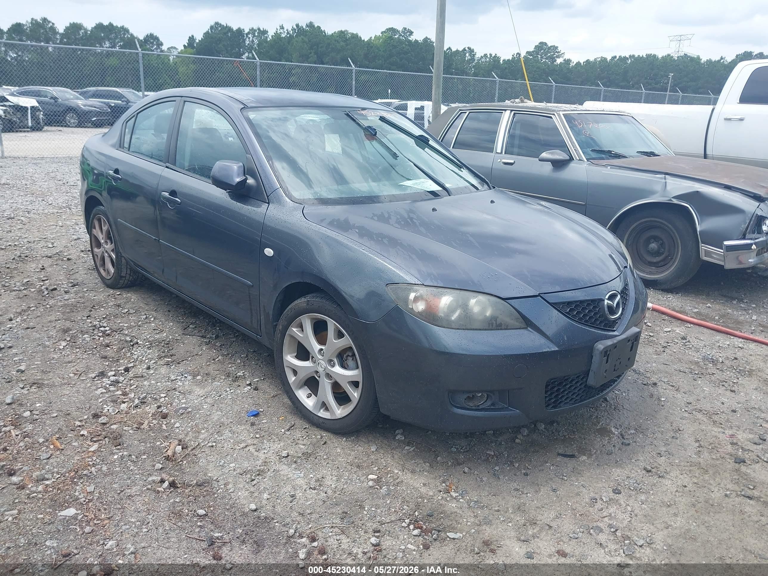 2009 Mazda Mazda3 I Gray vin: JM1BK32F791206915