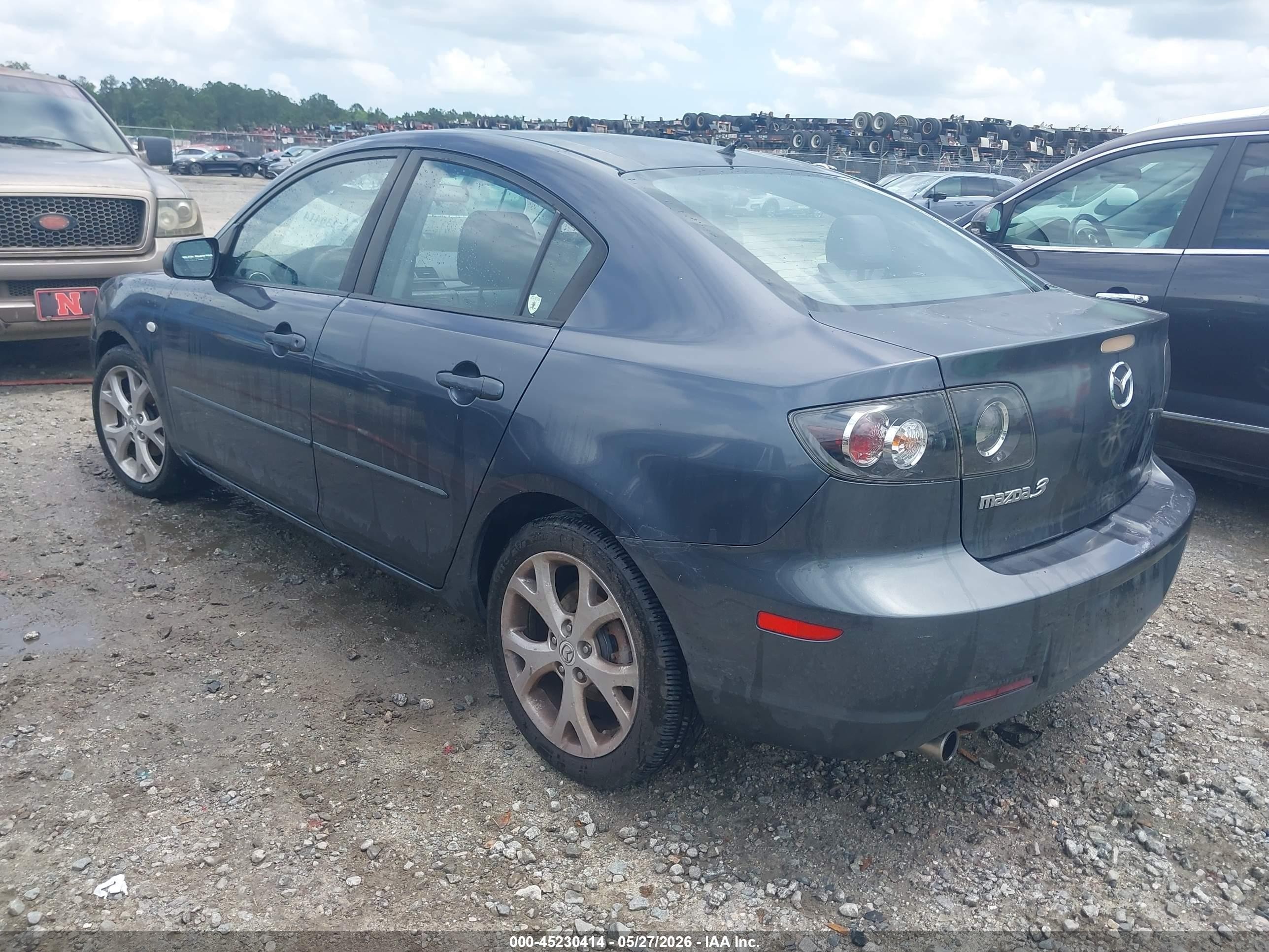 2009 Mazda Mazda3 I Gray vin: JM1BK32F791206915
