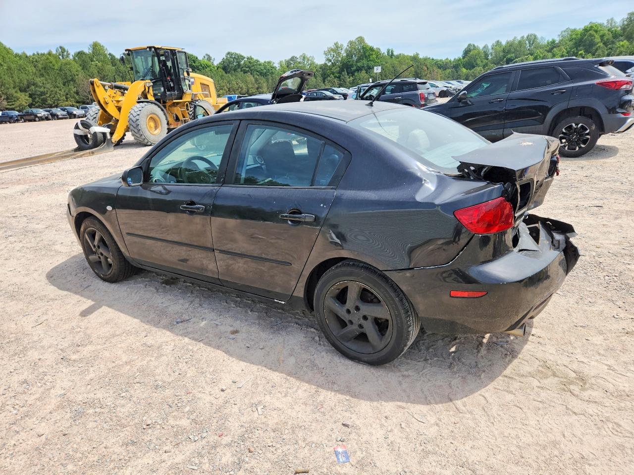 2006 Mazda 3 I Charcoal vin: JM1BK32F861483763