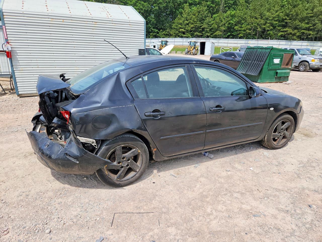 2006 Mazda 3 I Charcoal vin: JM1BK32F861483763