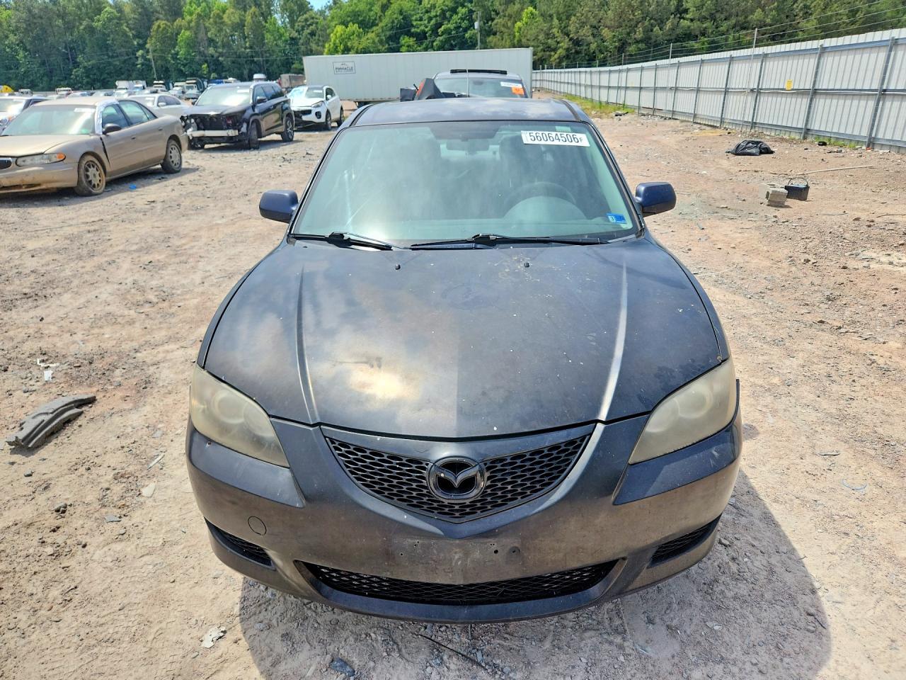 2006 Mazda 3 I Charcoal vin: JM1BK32F861483763