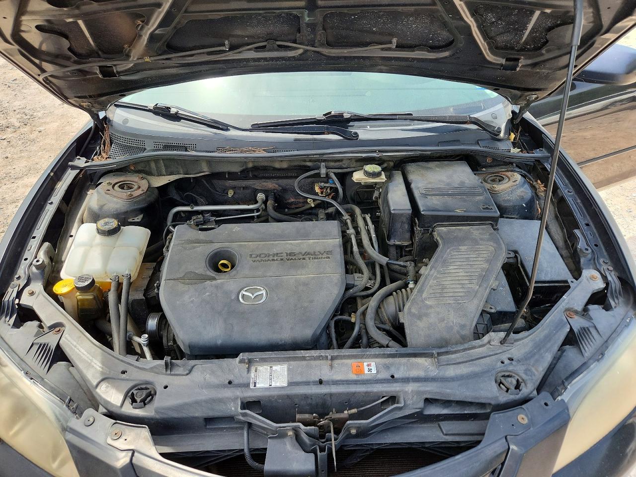 2006 Mazda 3 I Charcoal vin: JM1BK32F861483763