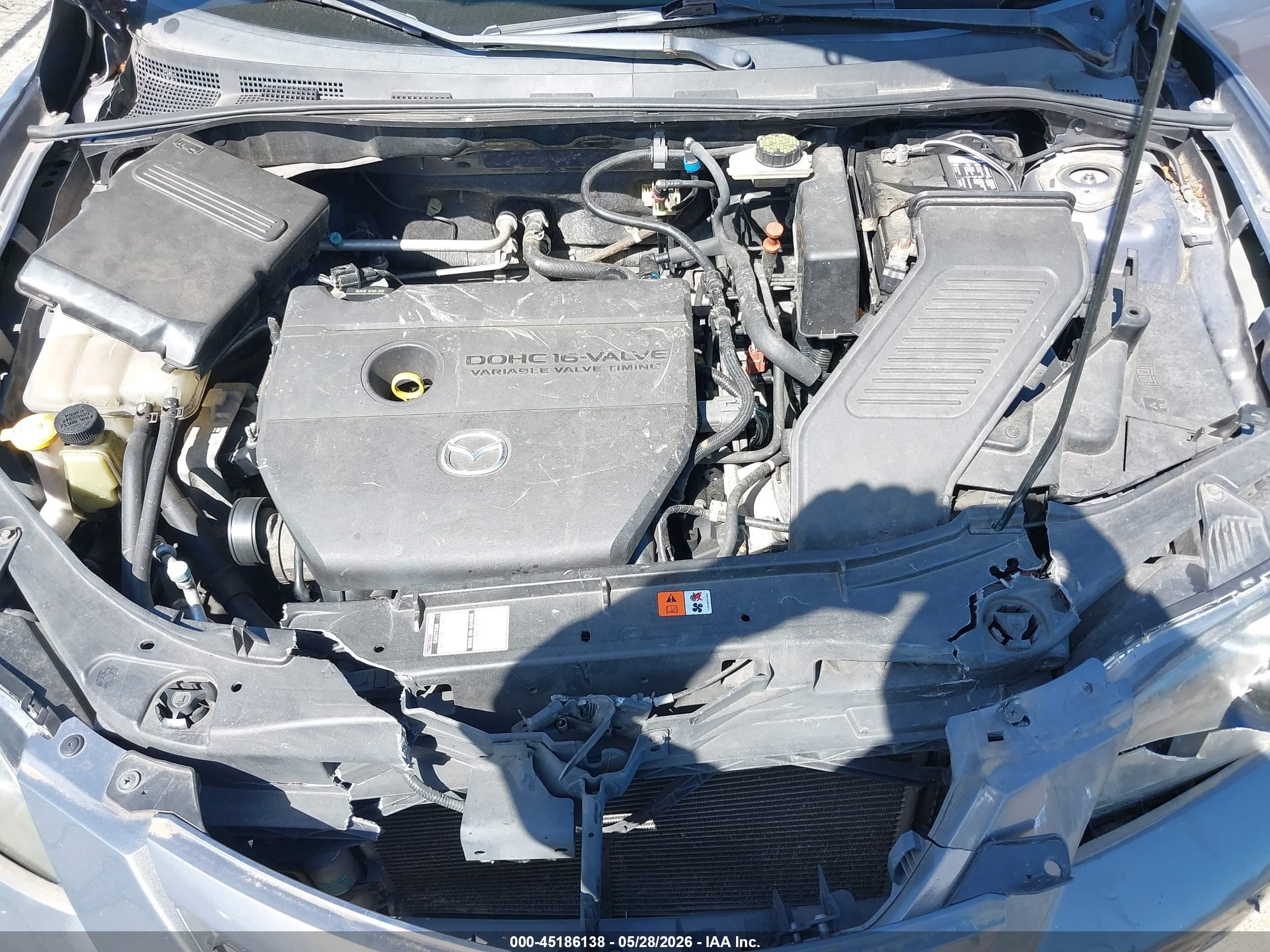 2008 Mazda Mazda3 I Touring Value Серый vin: JM1BK32F881130457