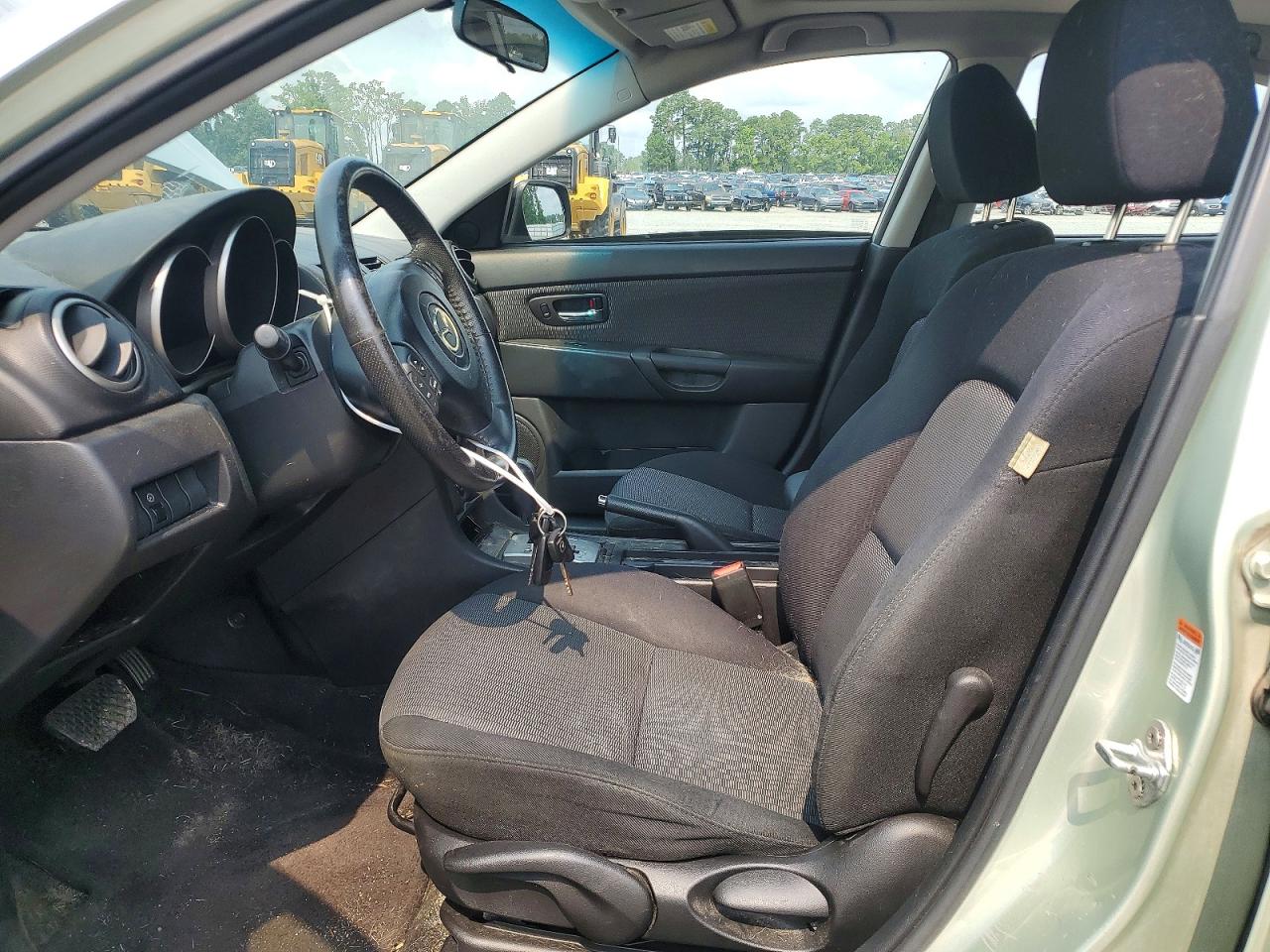 2008 Mazda 3 I Green vin: JM1BK32F881147596
