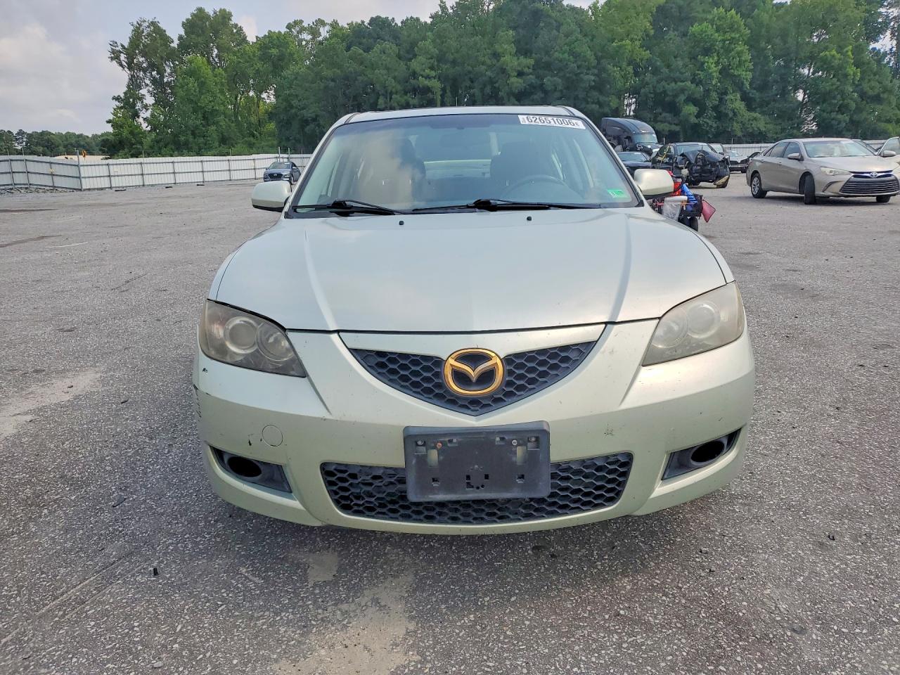 2008 Mazda 3 I Green vin: JM1BK32F881147596