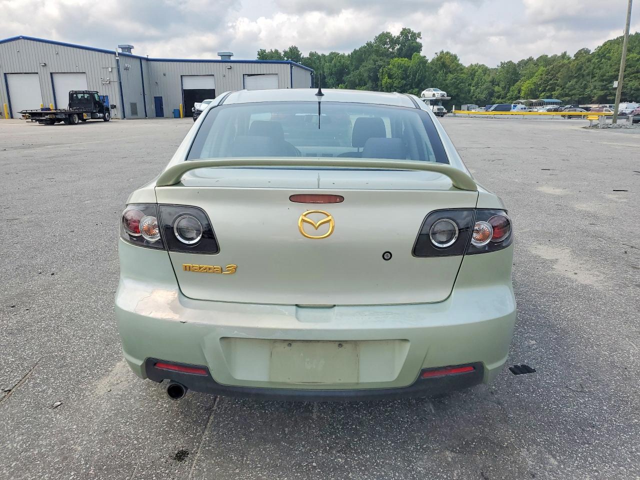 2008 Mazda 3 I Green vin: JM1BK32F881147596