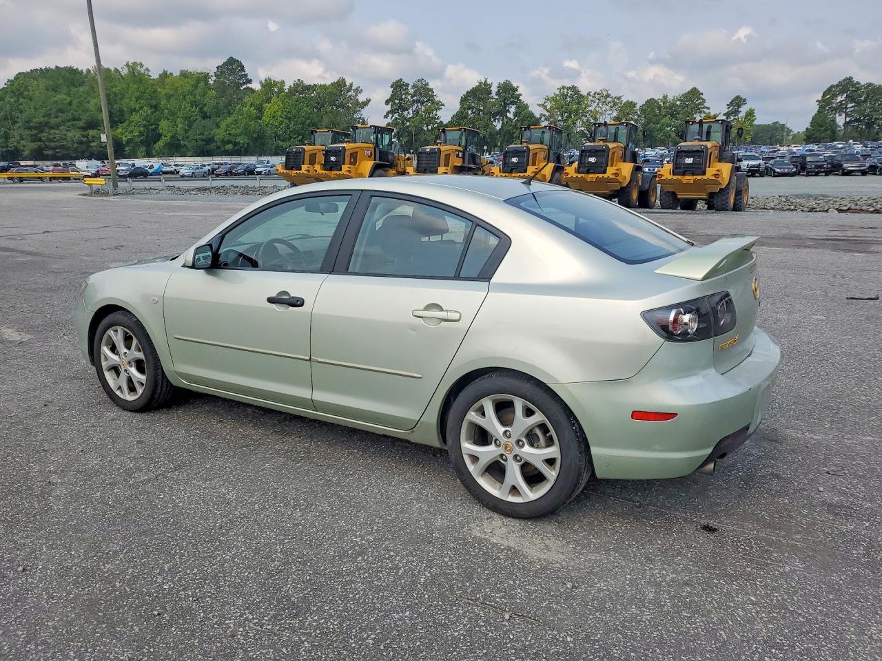 2008 Mazda 3 I Green vin: JM1BK32F881147596
