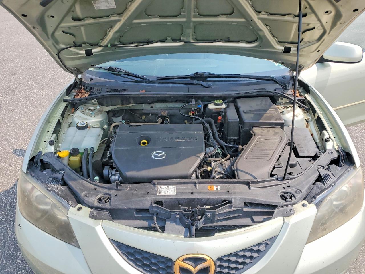 2008 Mazda 3 I Green vin: JM1BK32F881147596