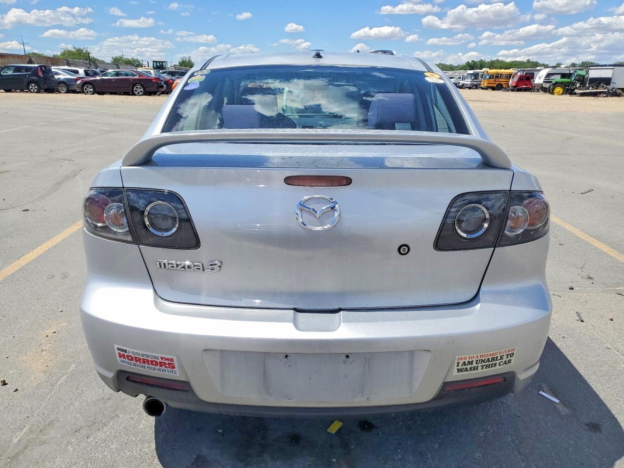 2008 Mazda 3 I Gray vin: JM1BK32F881170151