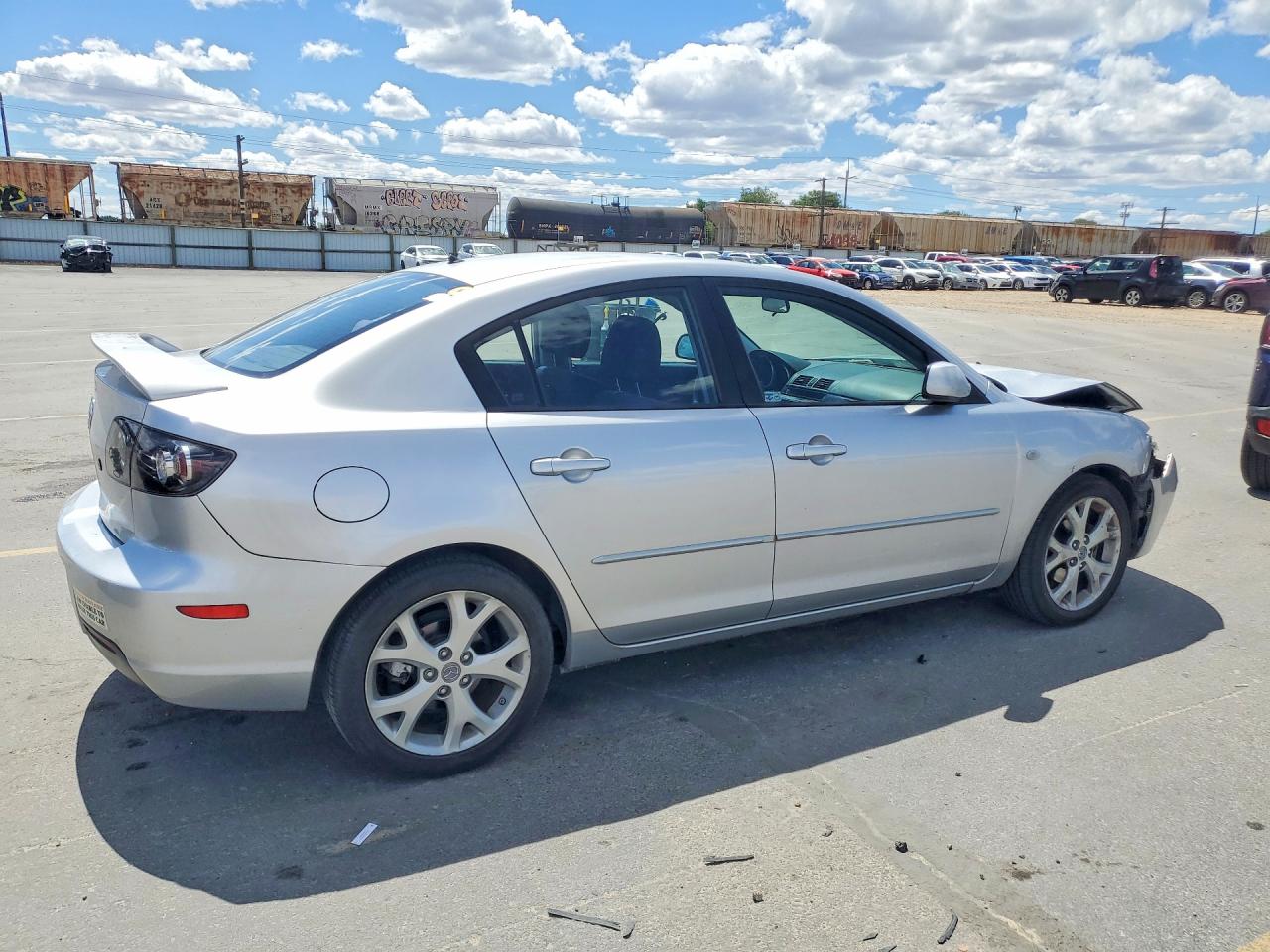 2008 Mazda 3 I Gray vin: JM1BK32F881170151