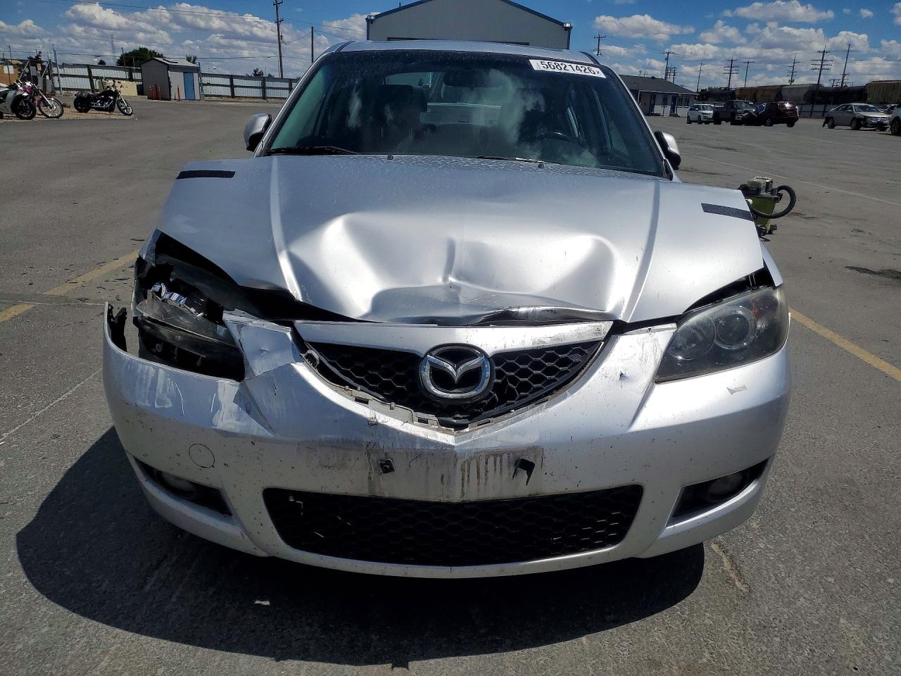 2008 Mazda 3 I Gray vin: JM1BK32F881170151