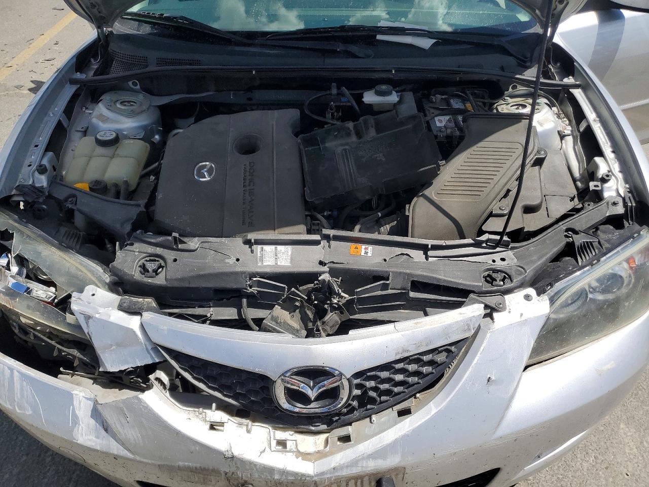 2008 Mazda 3 I Gray vin: JM1BK32F881170151