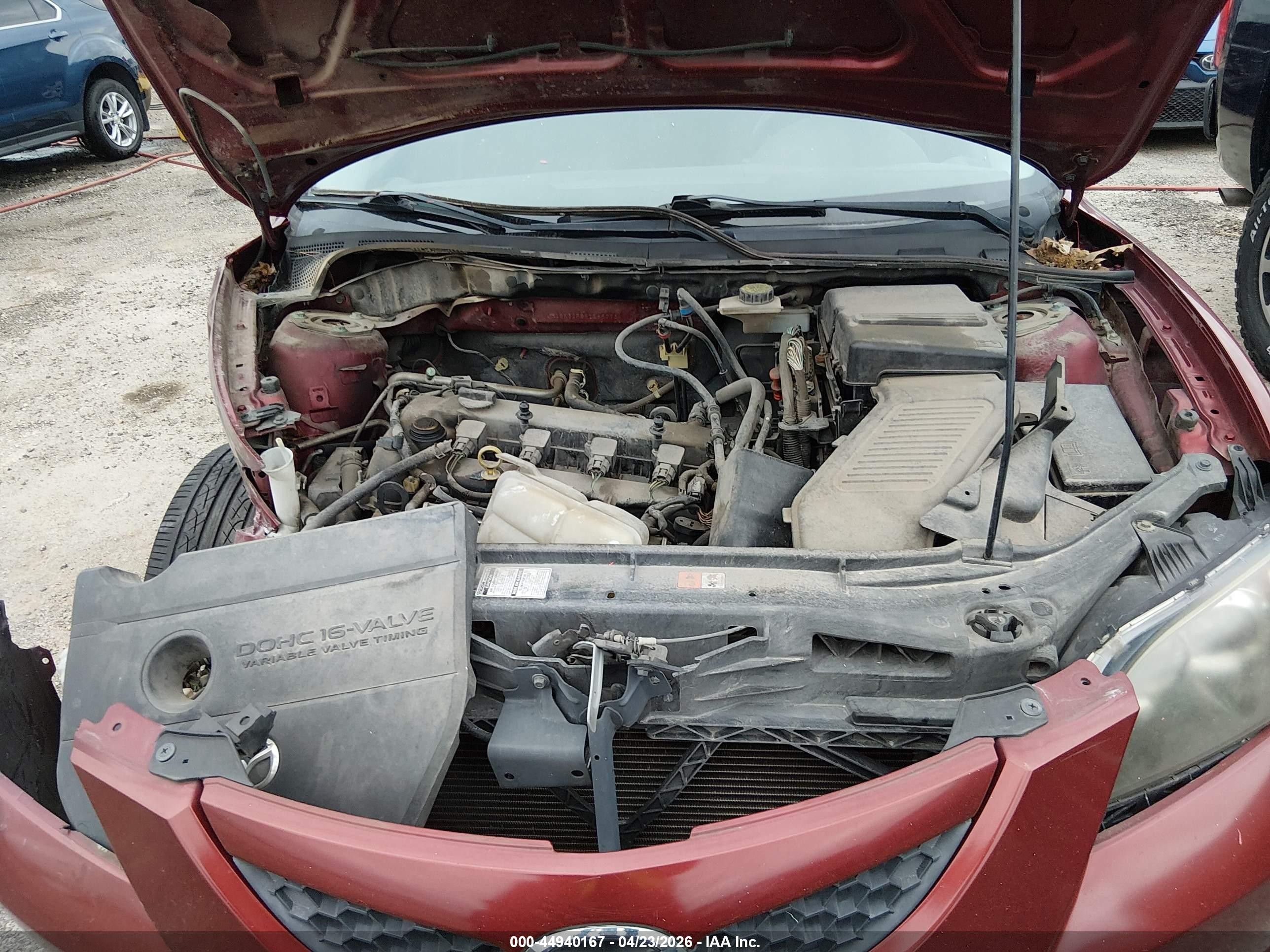 2008 Mazda Mazda3 I Touring Value Red vin: JM1BK32F881183773