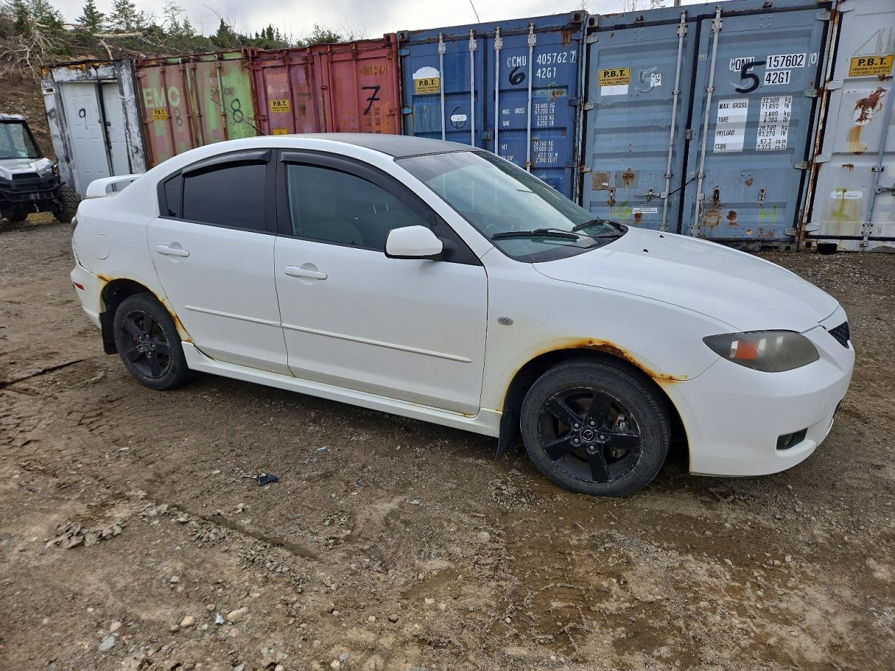 2009 Mazda 3 I Белый vin: JM1BK32F891251765