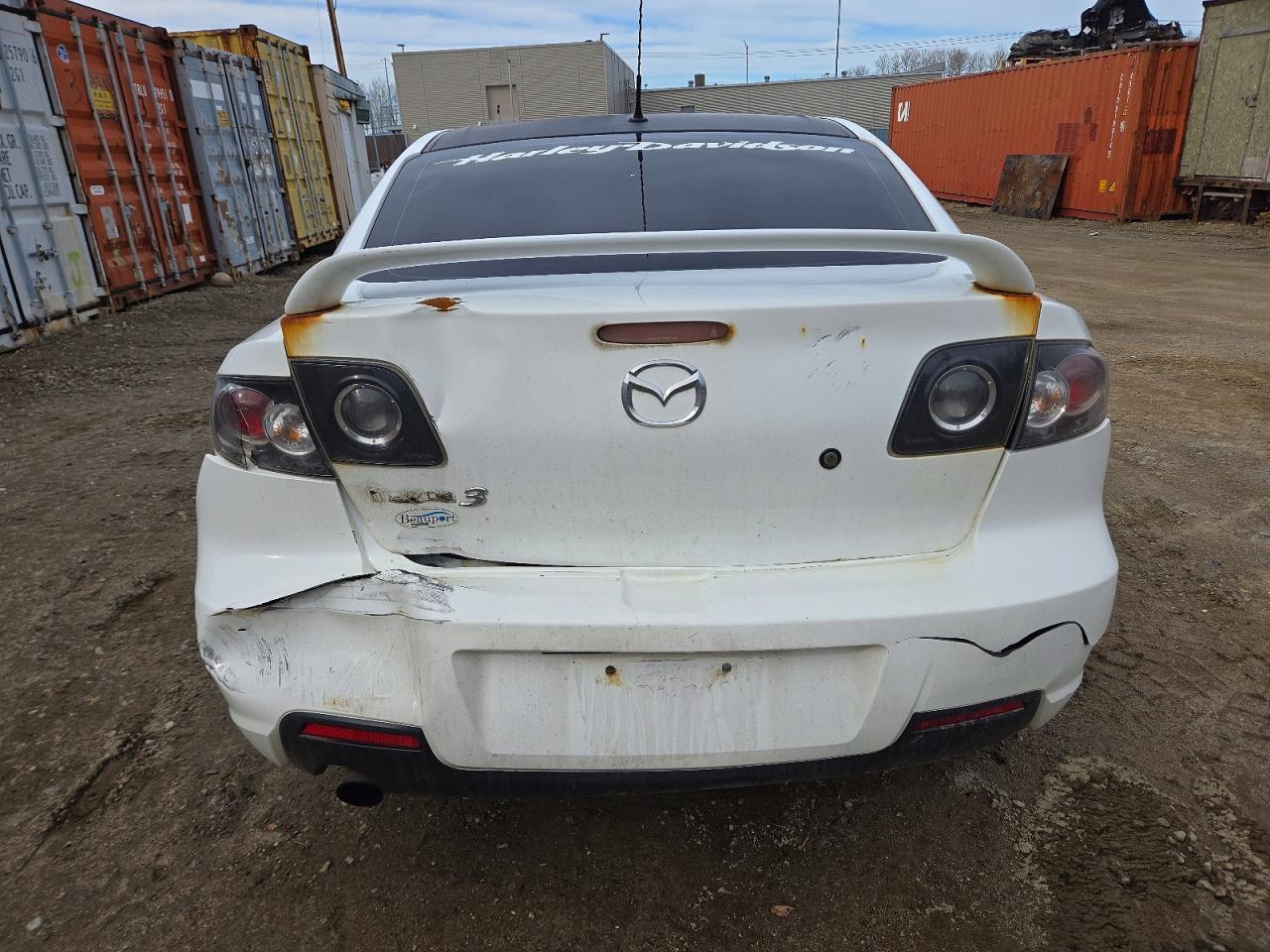 2009 Mazda 3 I Белый vin: JM1BK32F891251765