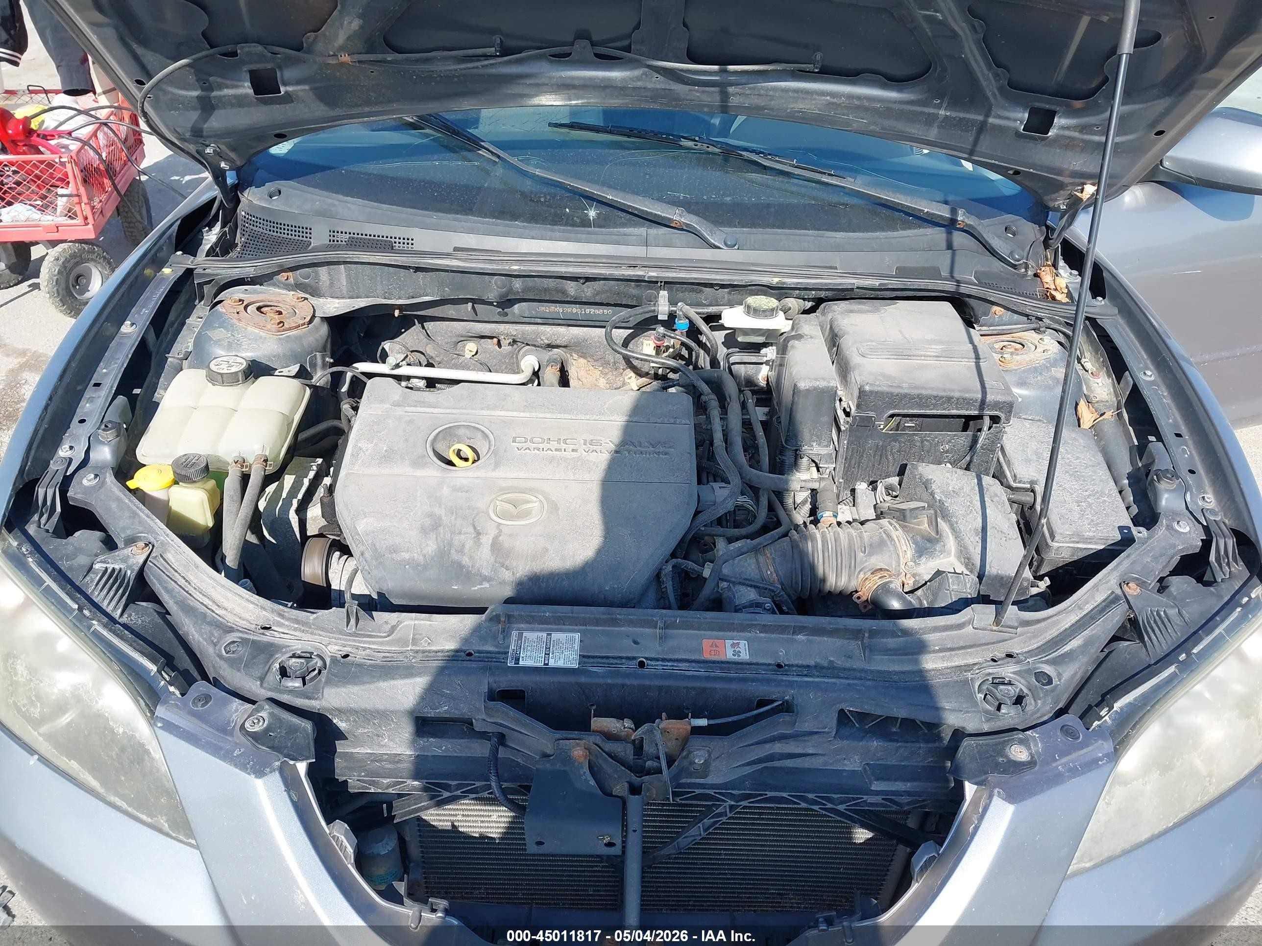 2006 Mazda Mazda3 I Silver vin: JM1BK32F961525650
