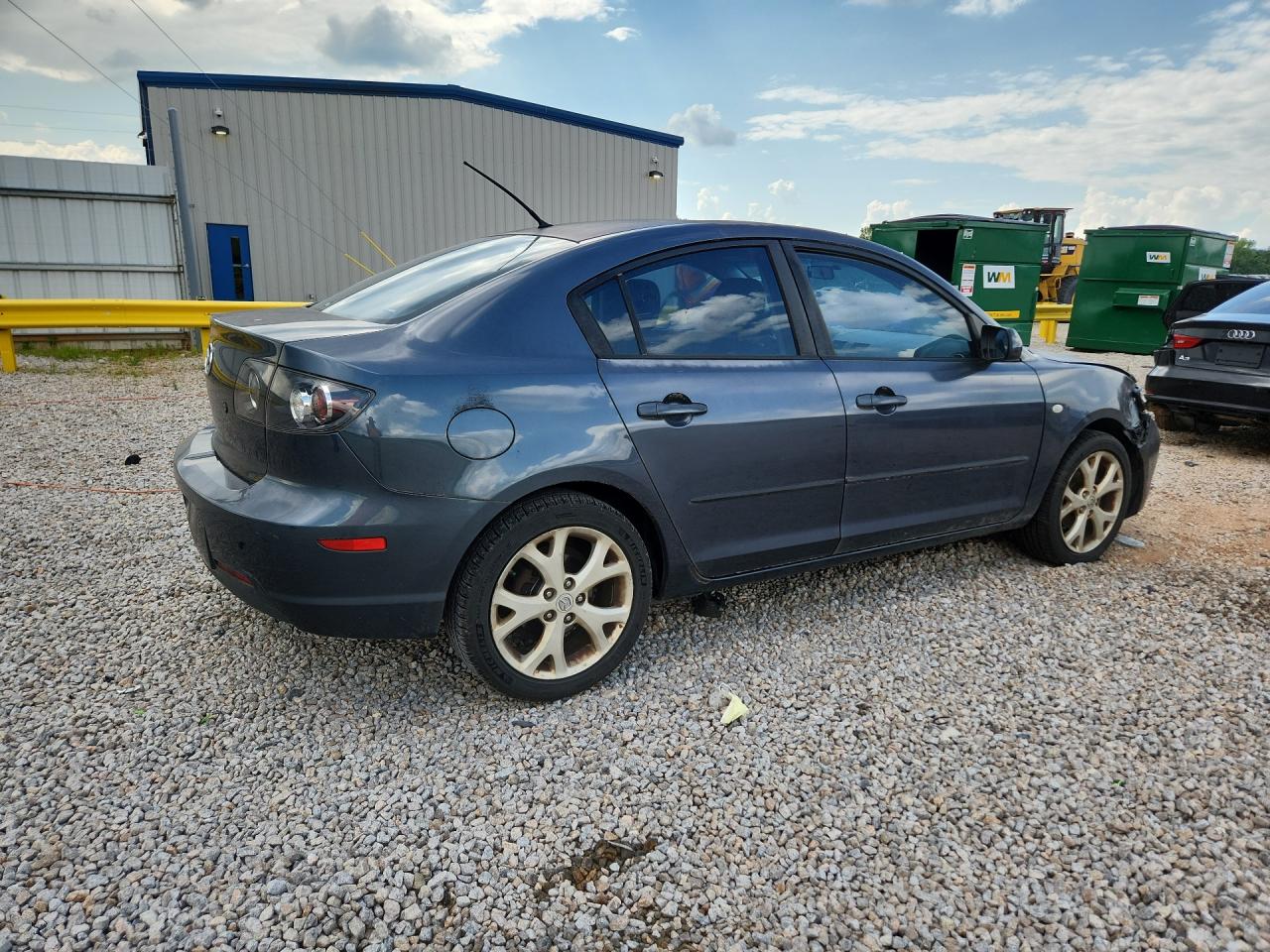 2008 Mazda 3 I Gray vin: JM1BK32F981121914