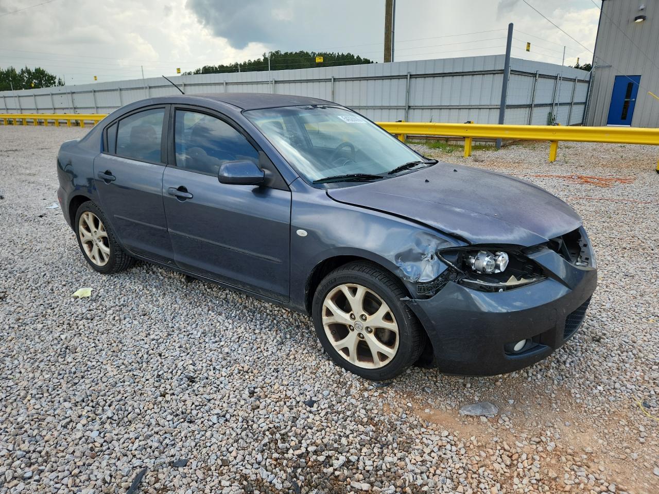 2008 Mazda 3 I Gray vin: JM1BK32F981121914