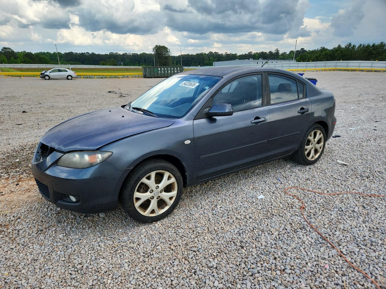 2008 Mazda 3 I Gray vin: JM1BK32F981121914