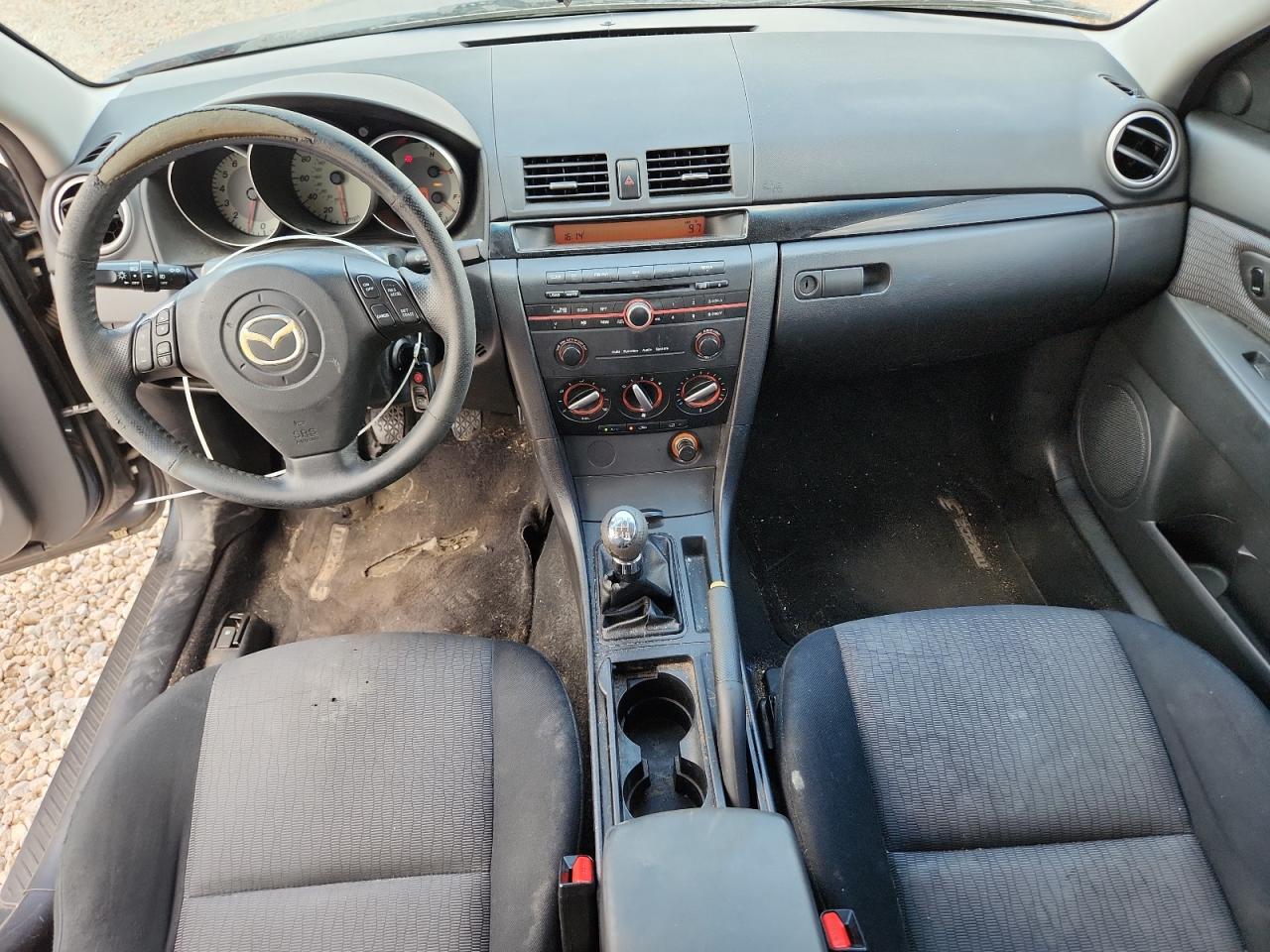 2008 Mazda 3 I Gray vin: JM1BK32F981121914