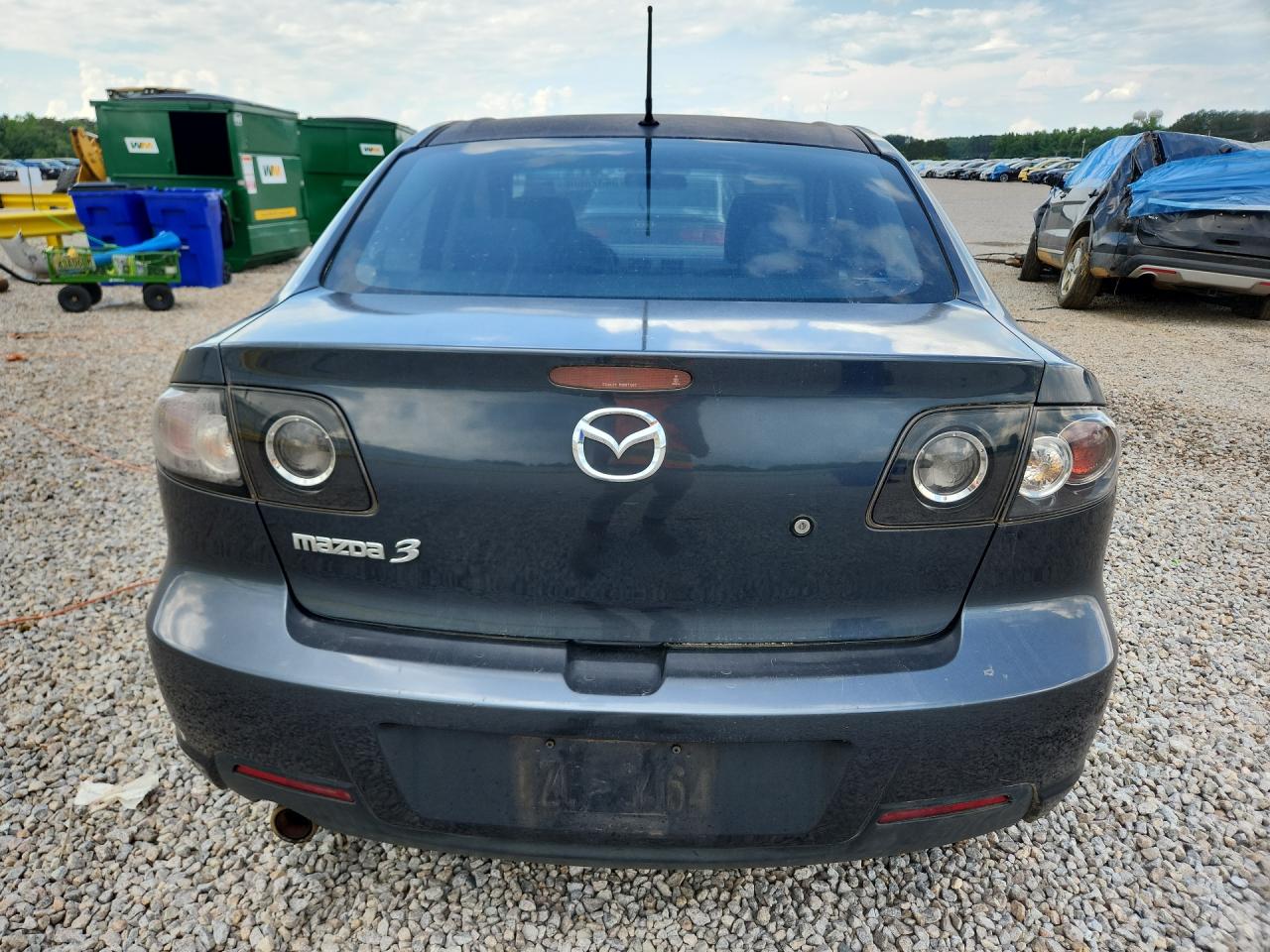 2008 Mazda 3 I Gray vin: JM1BK32F981121914