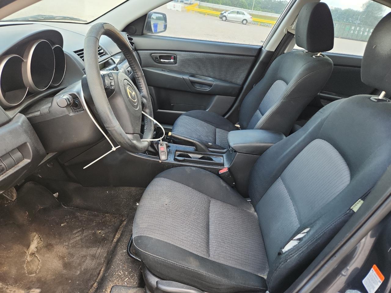 2008 Mazda 3 I Gray vin: JM1BK32F981121914