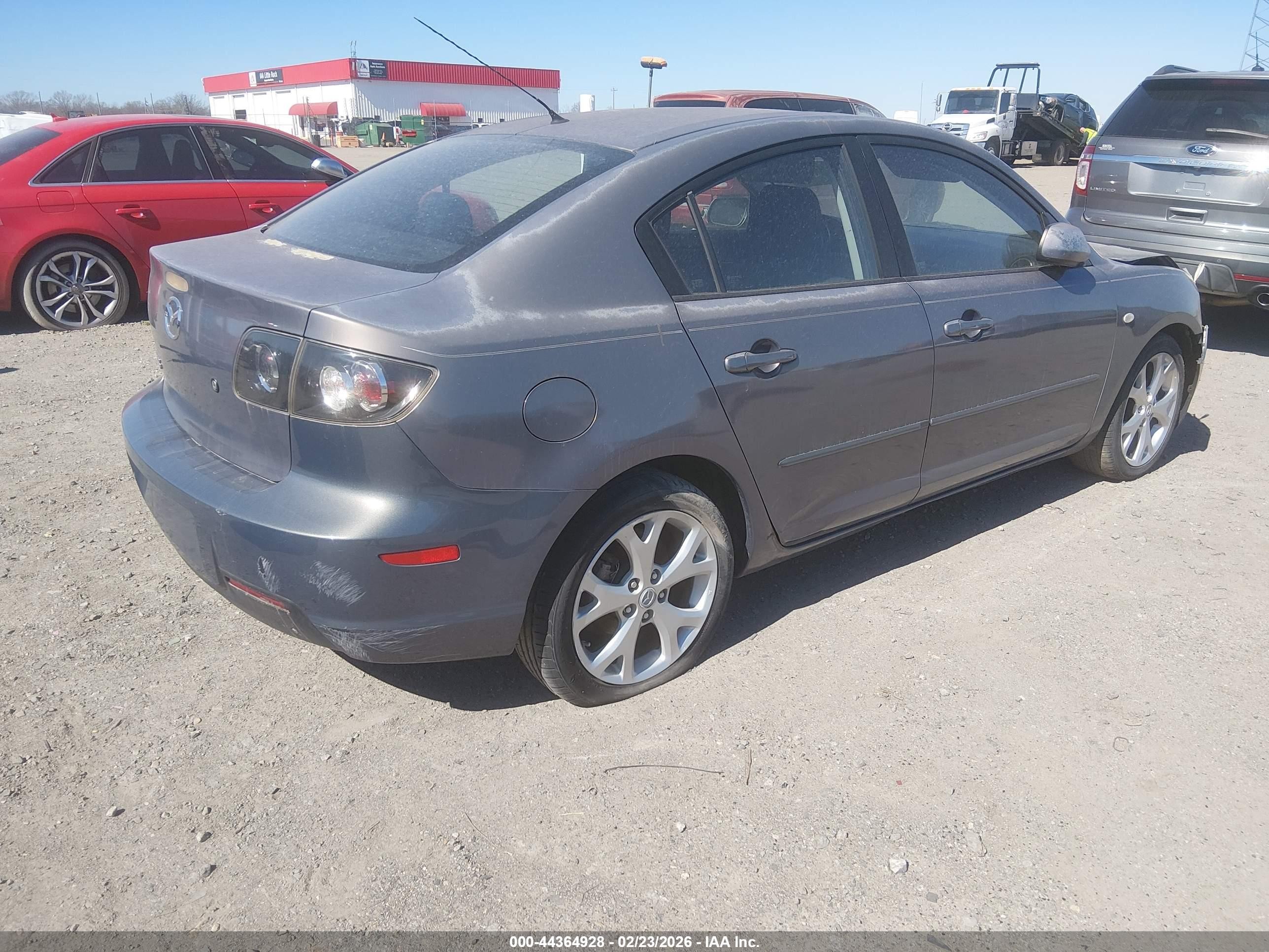 2008 Mazda Mazda3 I Touring Value Gray vin: JM1BK32F981183250