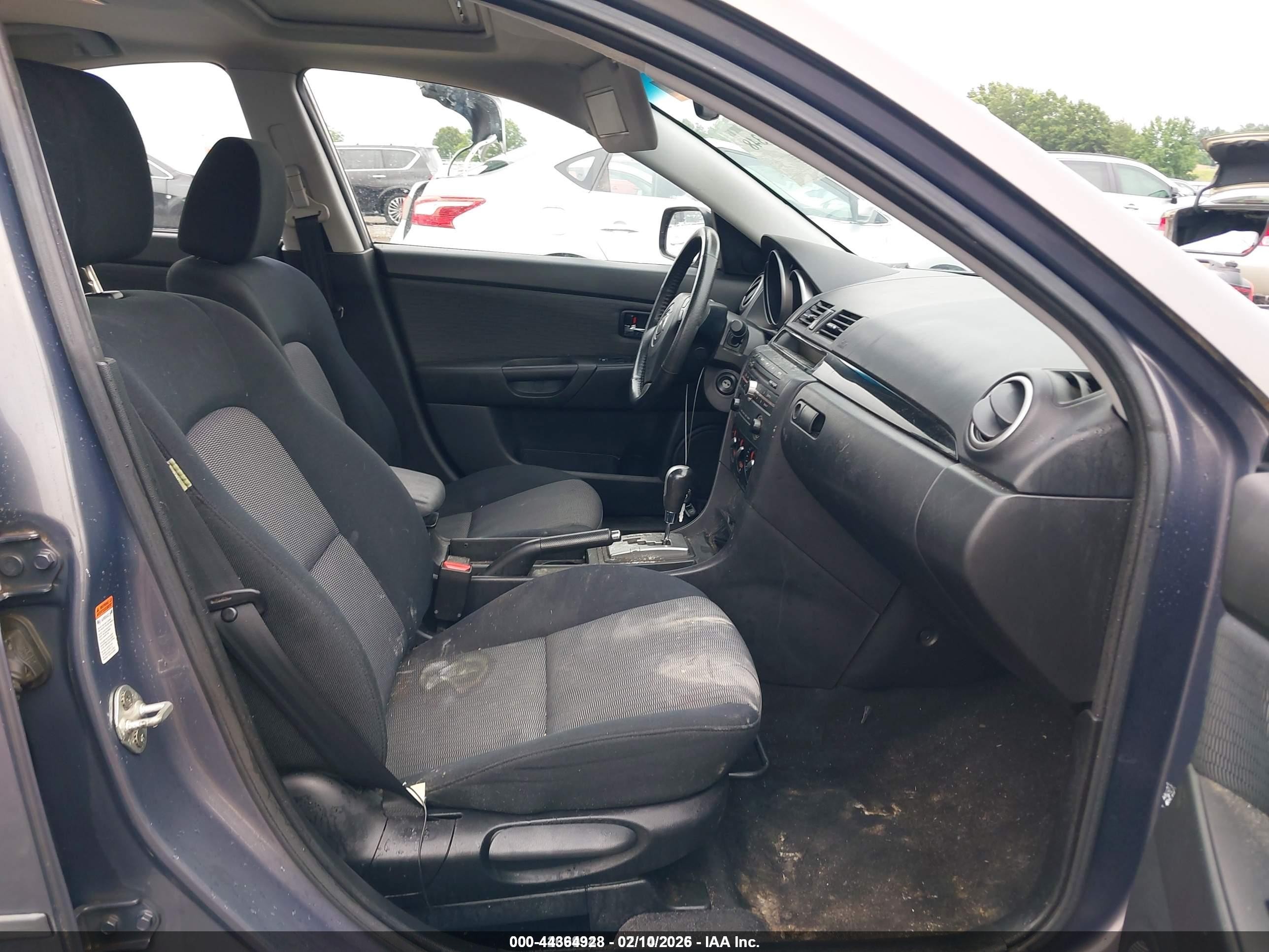 2008 Mazda Mazda3 I Touring Value Gray vin: JM1BK32F981183250