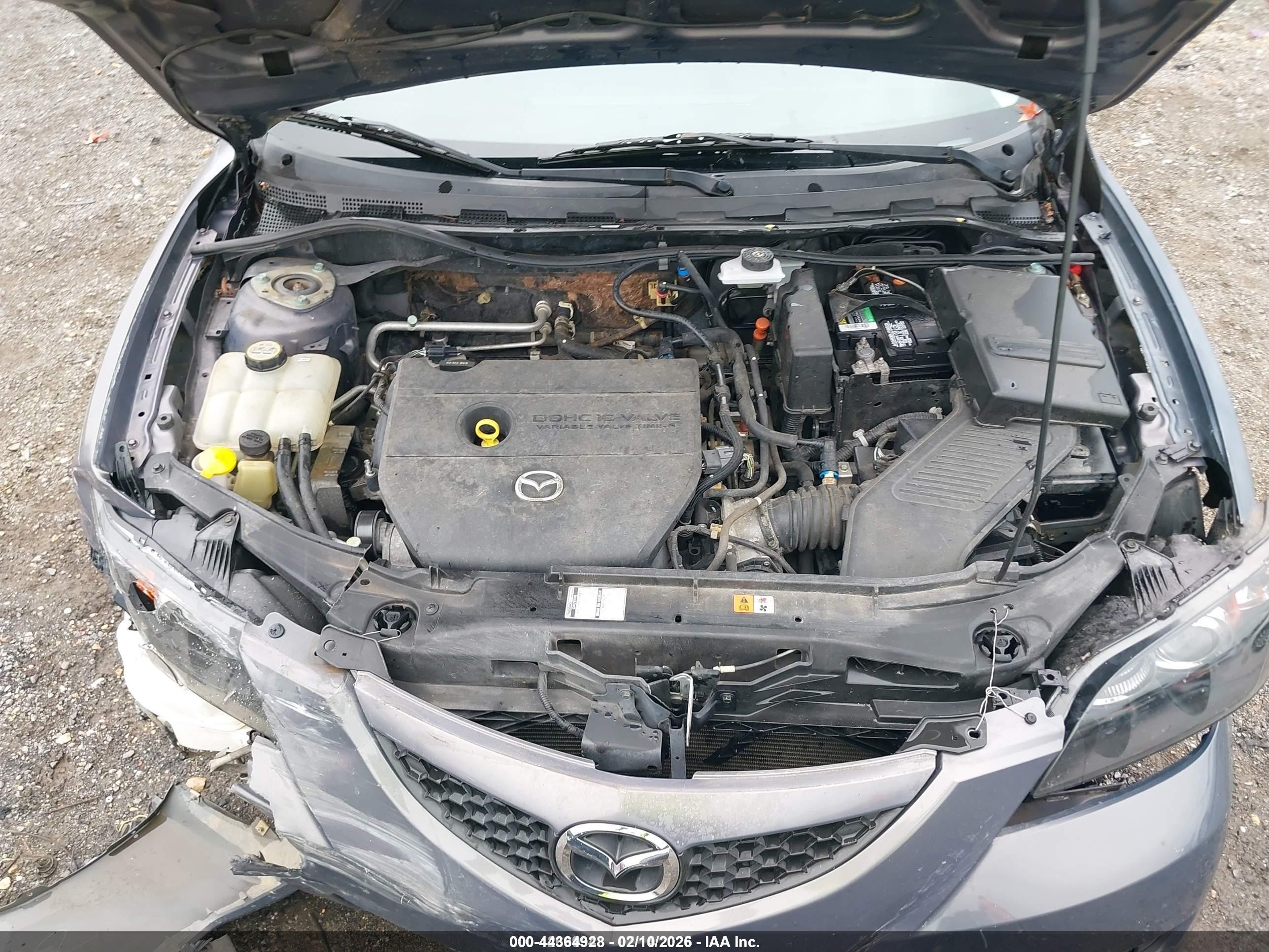 2008 Mazda Mazda3 I Touring Value Gray vin: JM1BK32F981183250