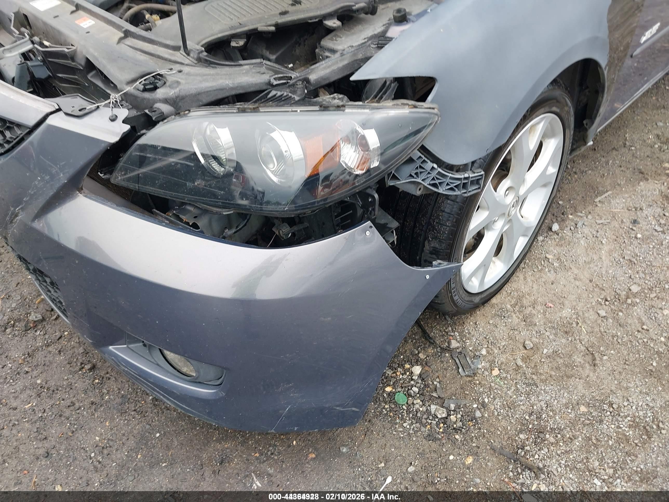 2008 Mazda Mazda3 I Touring Value Gray vin: JM1BK32F981183250