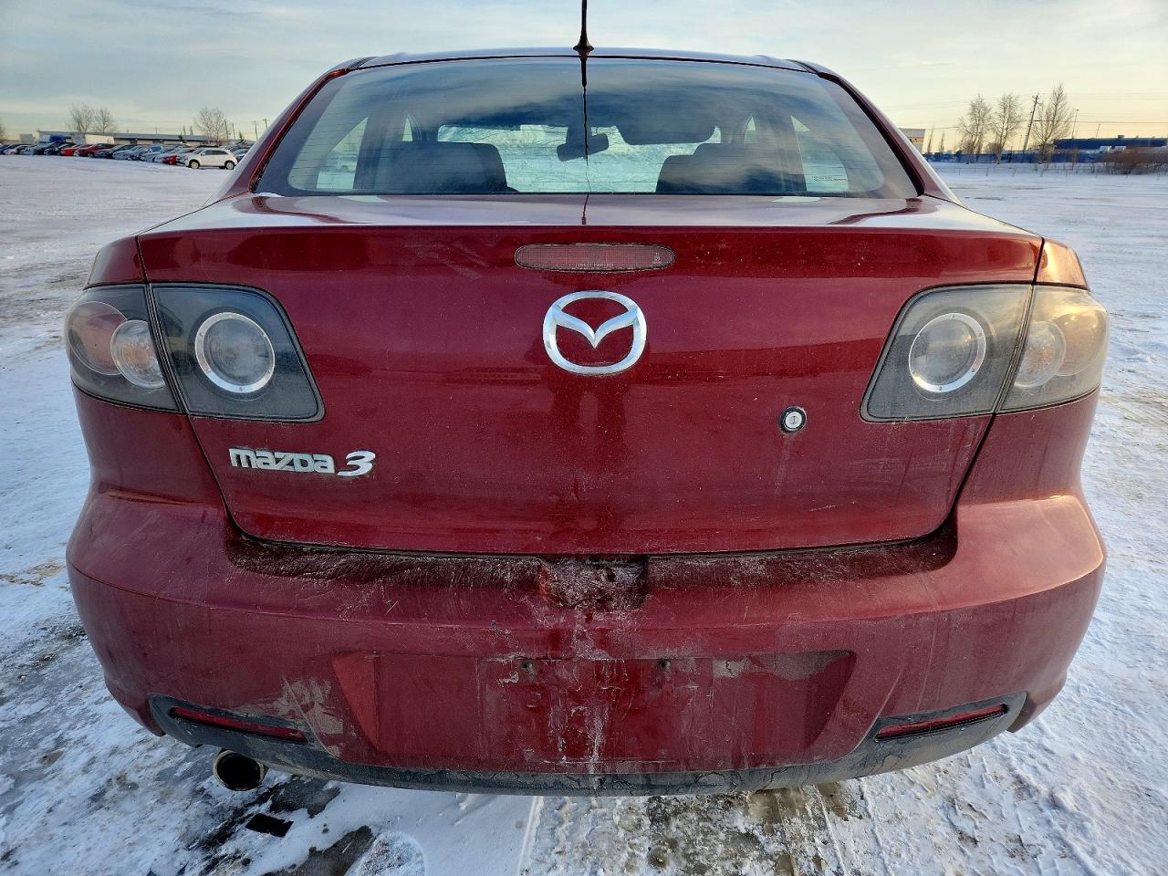 2009 Mazda 3 I Red vin: JM1BK32F991197473