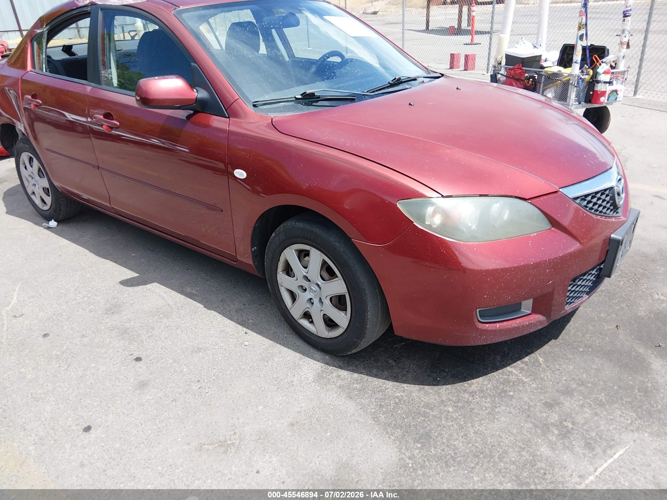 2009 Mazda Mazda3 I Sport Burgundy vin: JM1BK32F991216989