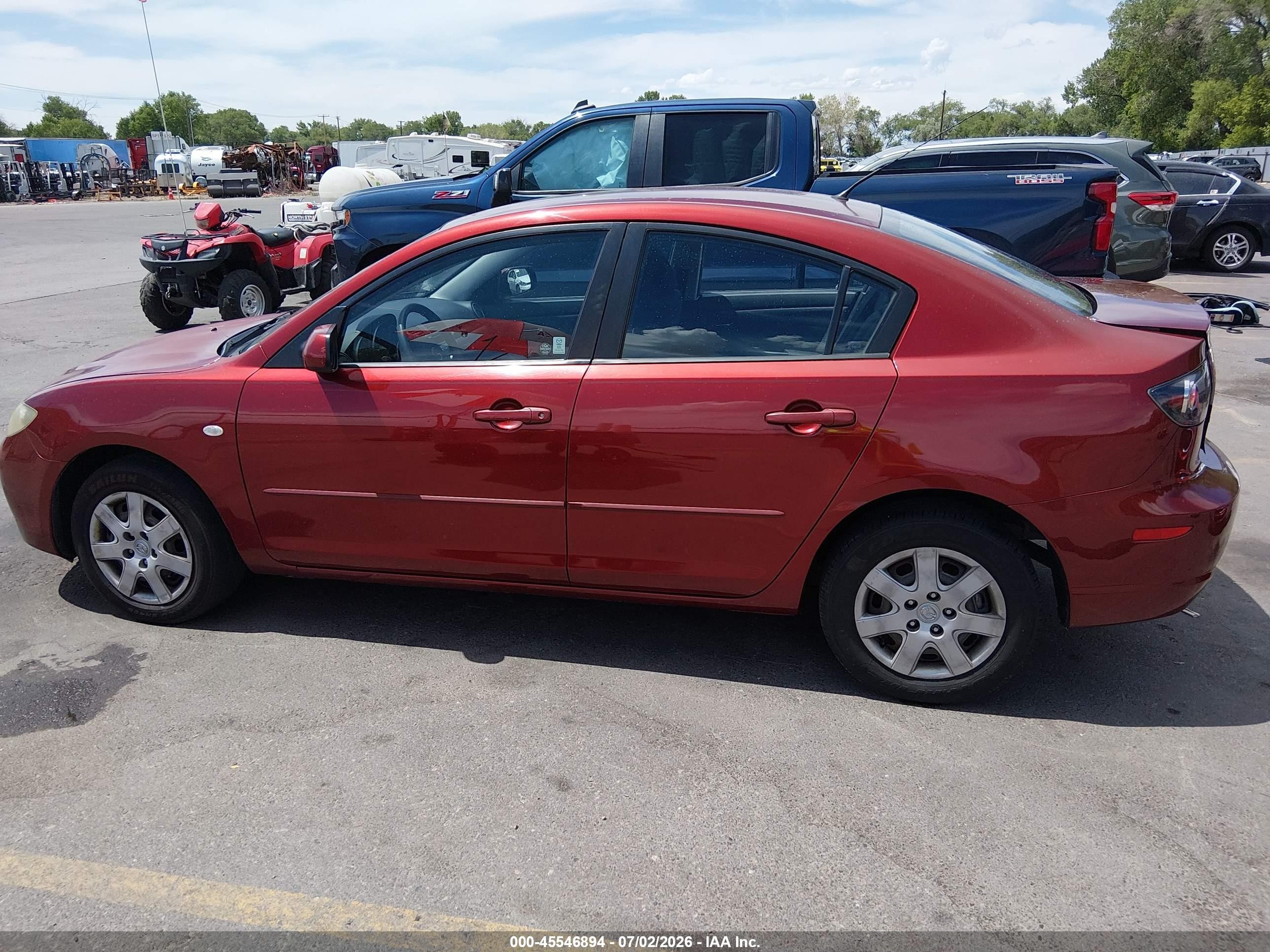2009 Mazda Mazda3 I Sport Burgundy vin: JM1BK32F991216989