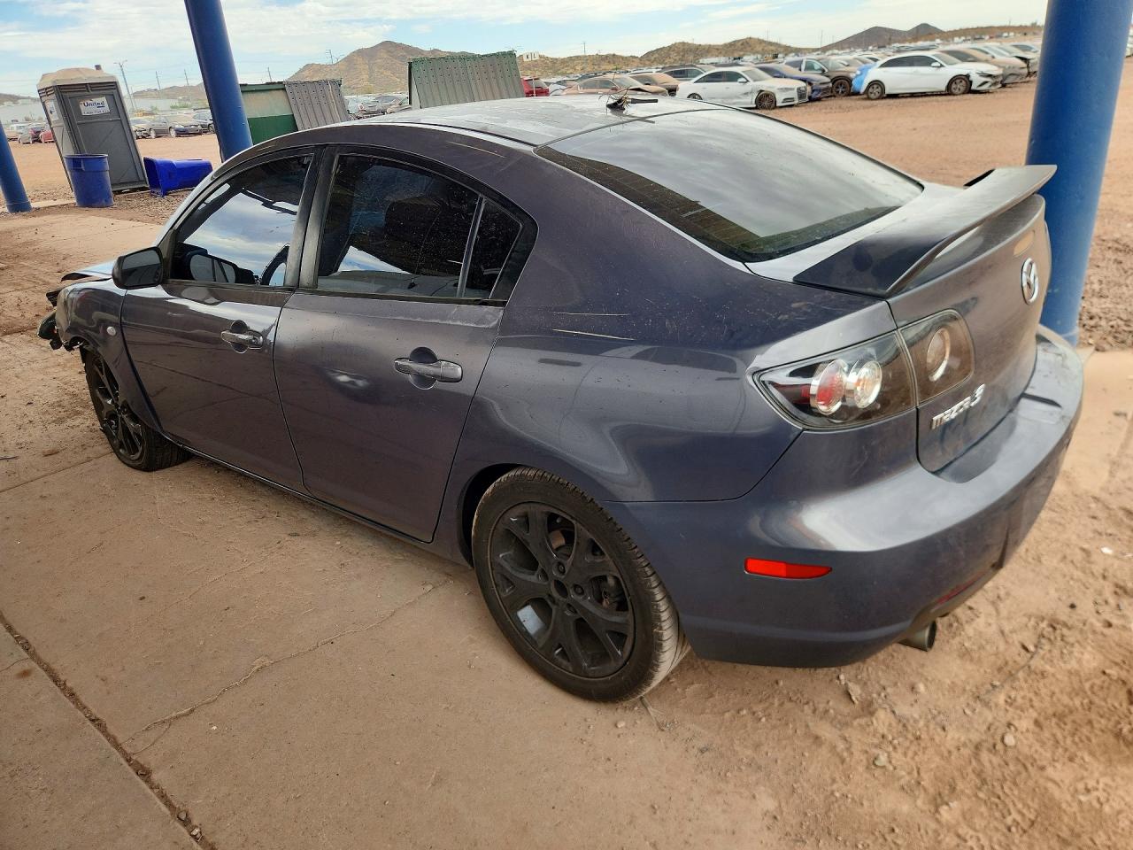 2008 Mazda 3 I Gray vin: JM1BK32FX81140889