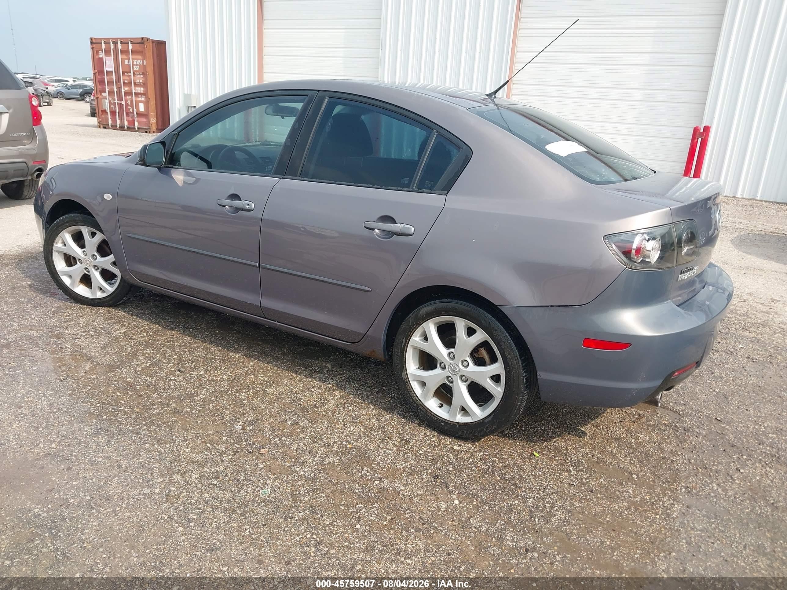 2008 Mazda Mazda3 I Touring Value Gray vin: JM1BK32FX81141346