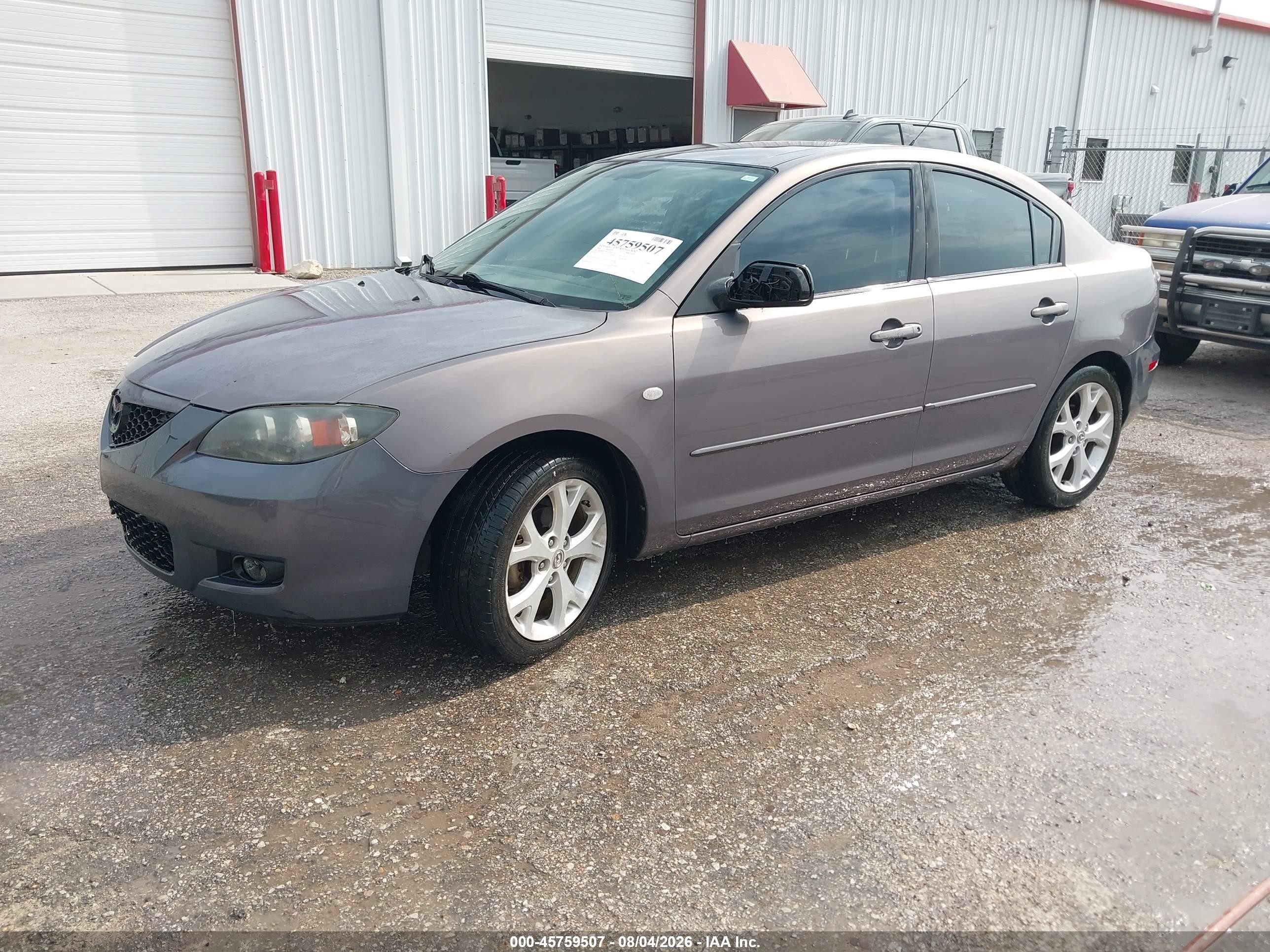 2008 Mazda Mazda3 I Touring Value Gray vin: JM1BK32FX81141346
