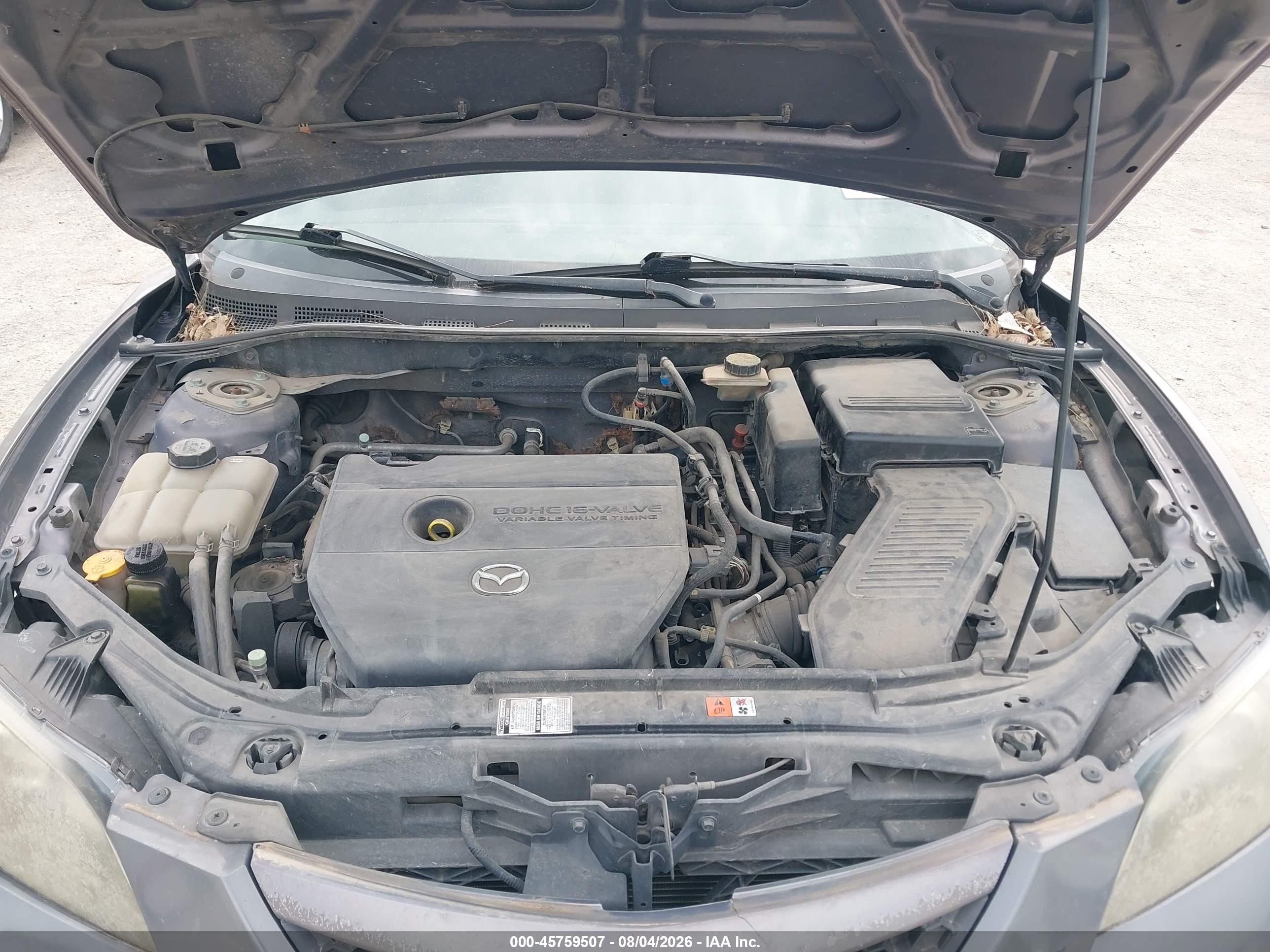 2008 Mazda Mazda3 I Touring Value Gray vin: JM1BK32FX81141346