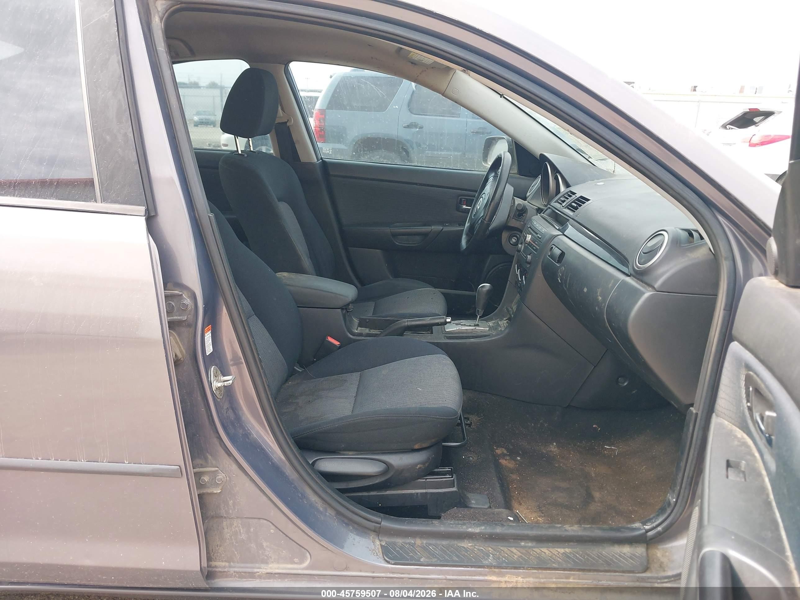 2008 Mazda Mazda3 I Touring Value Gray vin: JM1BK32FX81141346