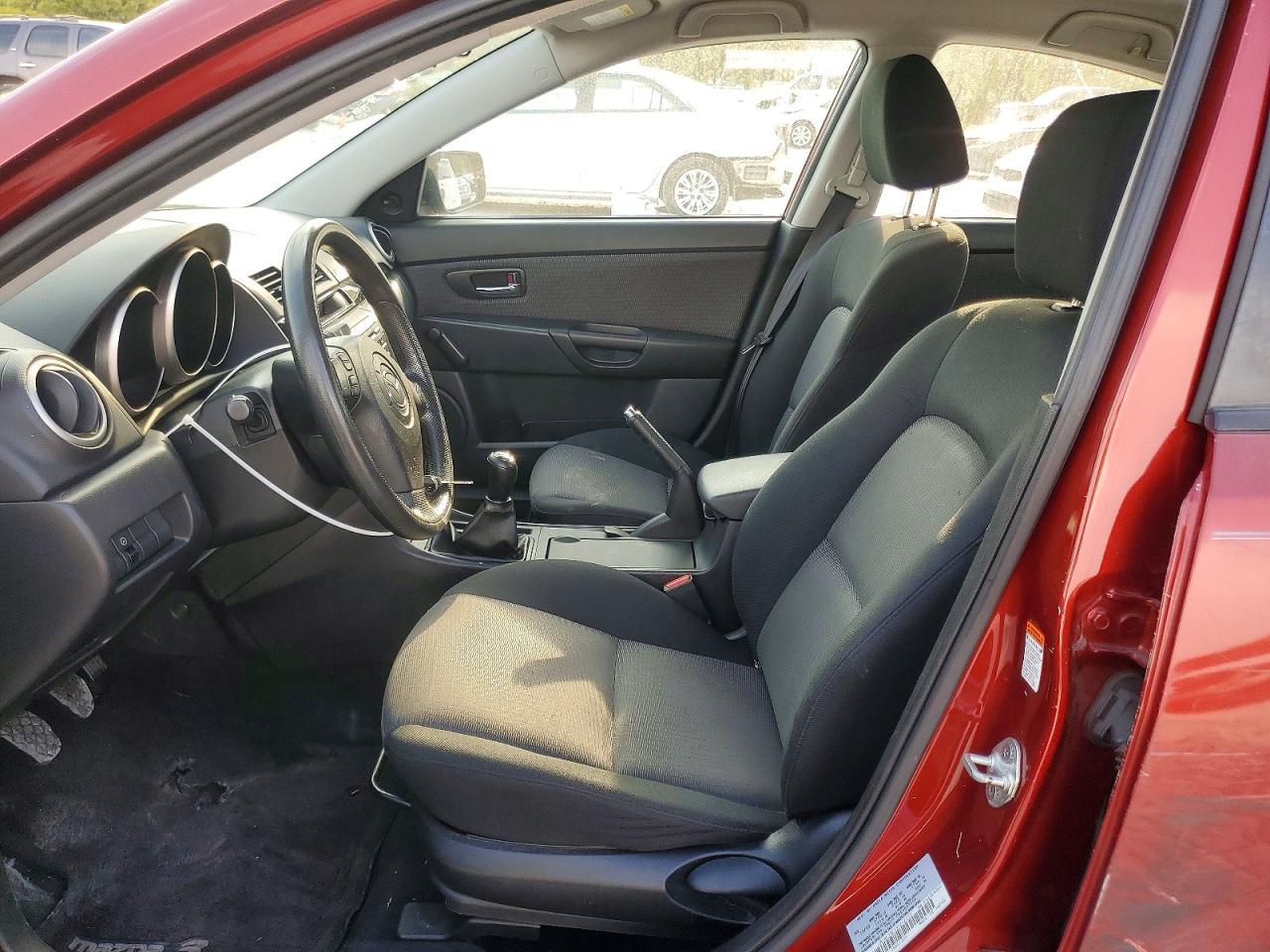 2009 Mazda 3 I Red vin: JM1BK32FX91242212