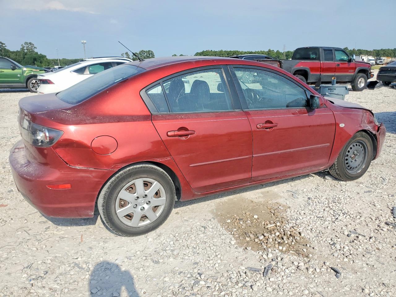 2009 Mazda 3 I Red vin: JM1BK32FX91242212