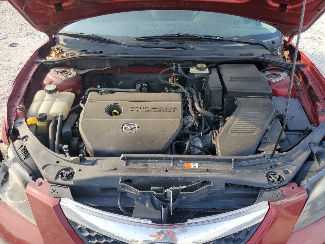 2009 Mazda 3 I Red vin: JM1BK32FX91242212